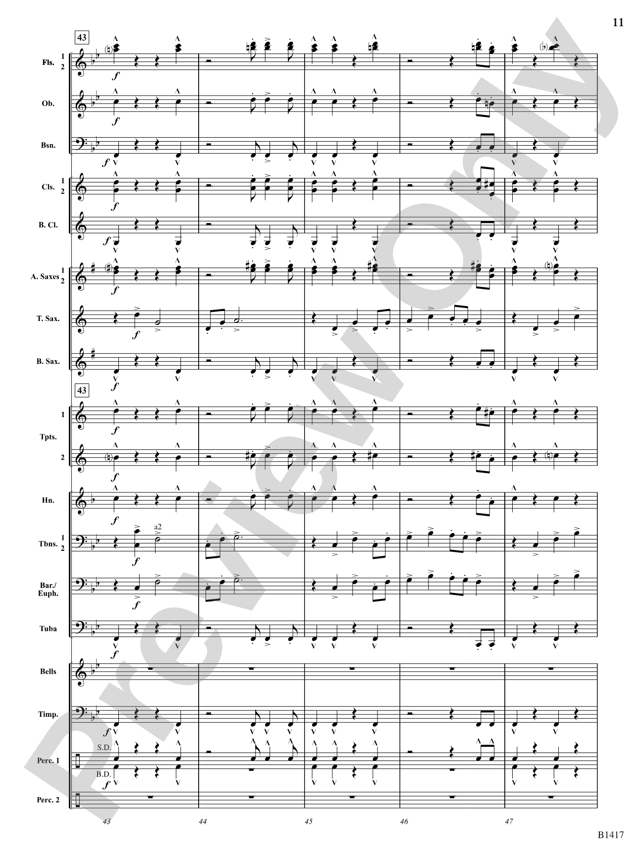 The Red Baron: Concert Band Conductor Score & Parts