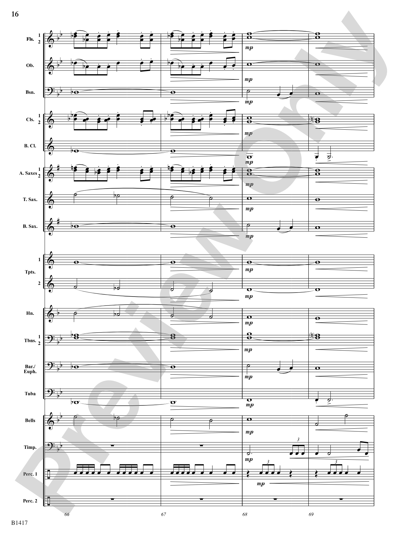 The Red Baron: Concert Band Conductor Score & Parts