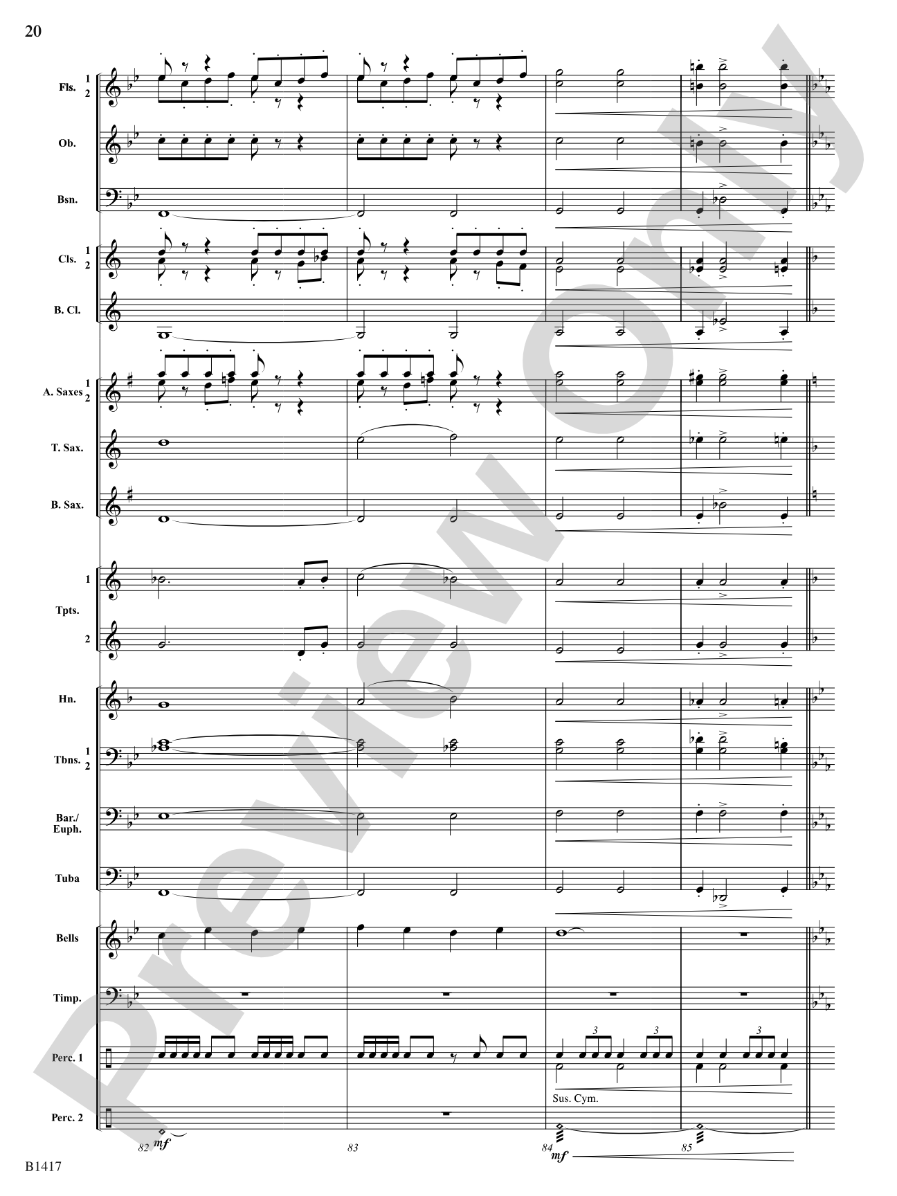 The Red Baron: Concert Band Conductor Score & Parts