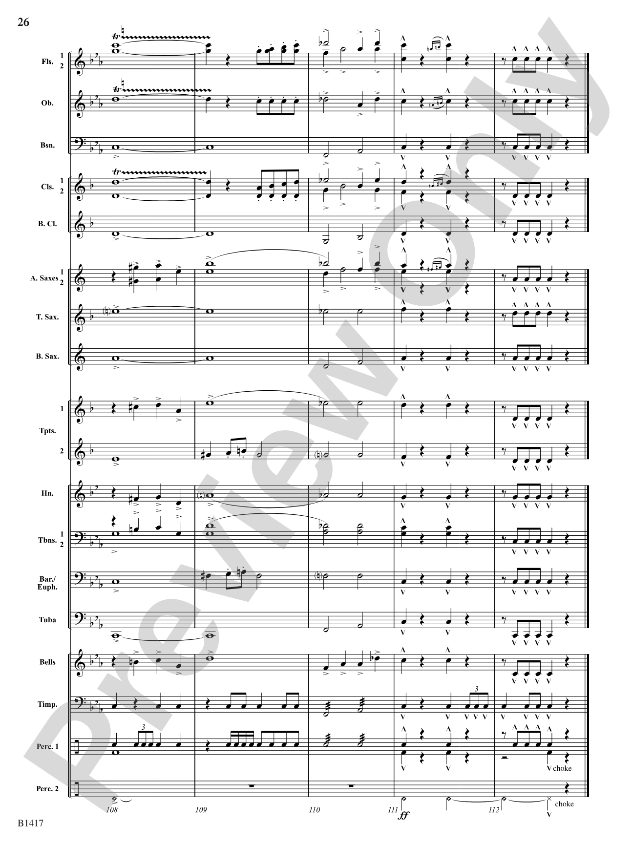 The Red Baron: Concert Band Conductor Score & Parts