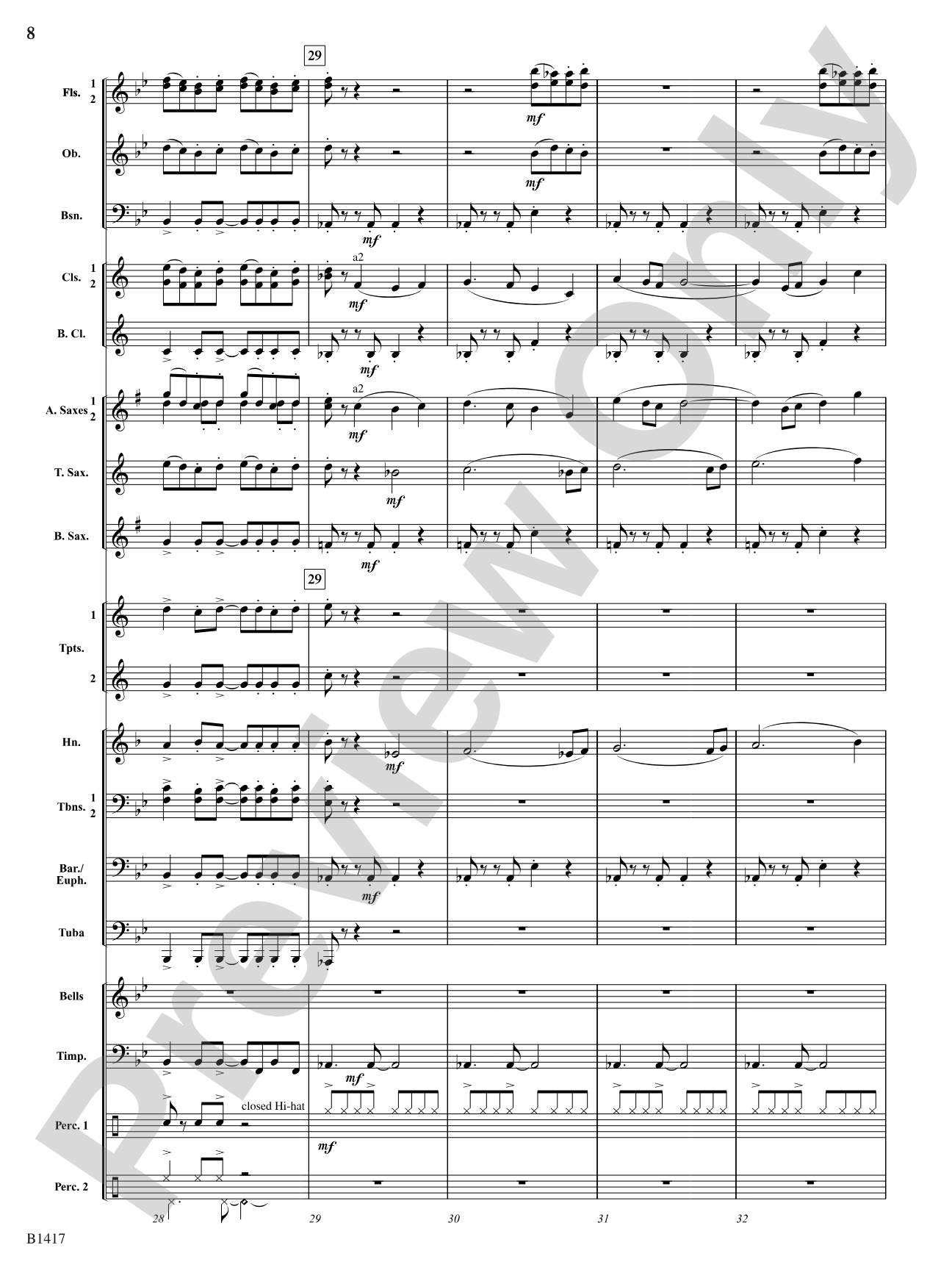 The Red Baron: Concert Band Conductor Score & Parts
