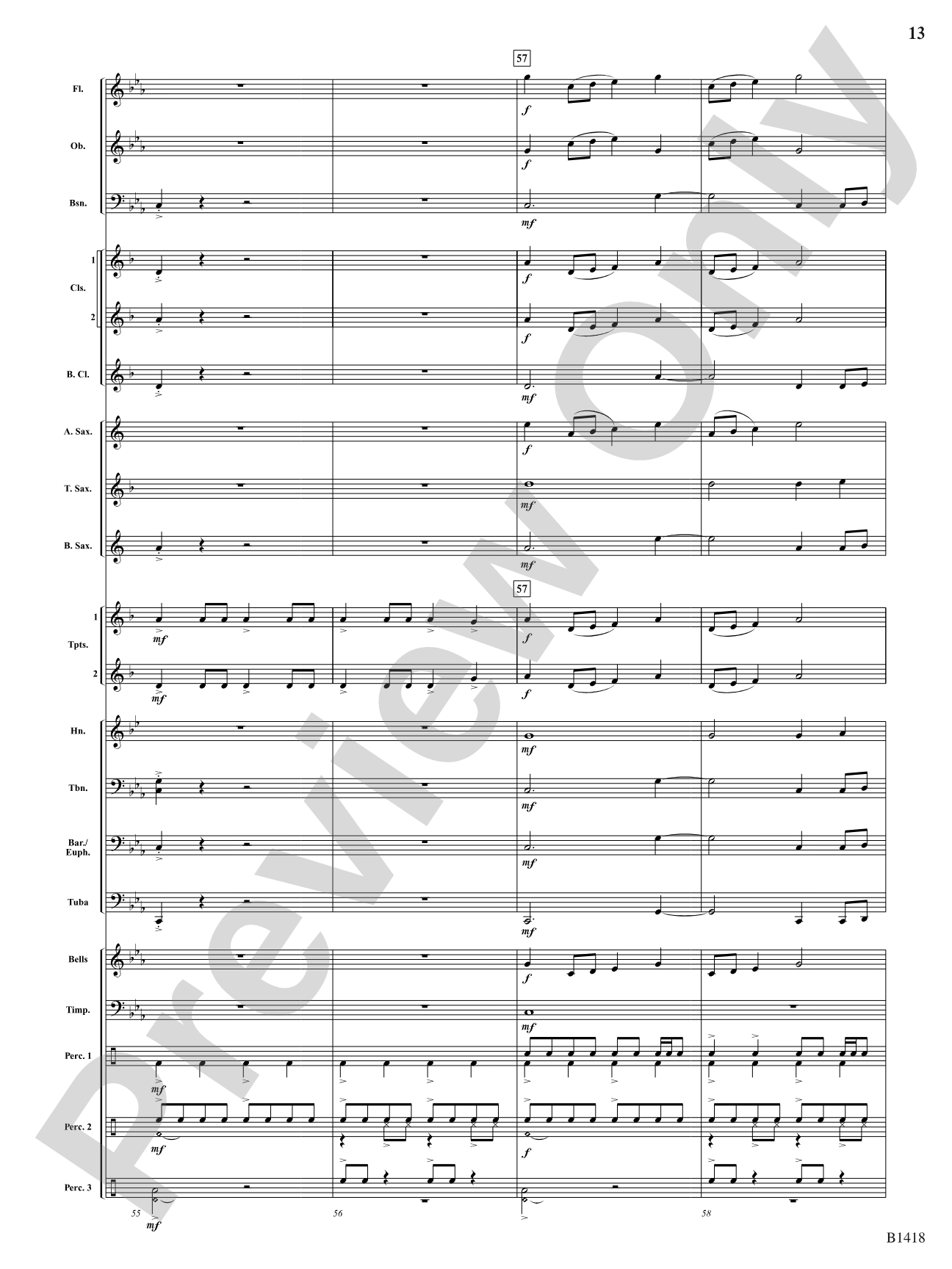 Along the Beaches of Normandy: Concert Band Conductor Score & Parts