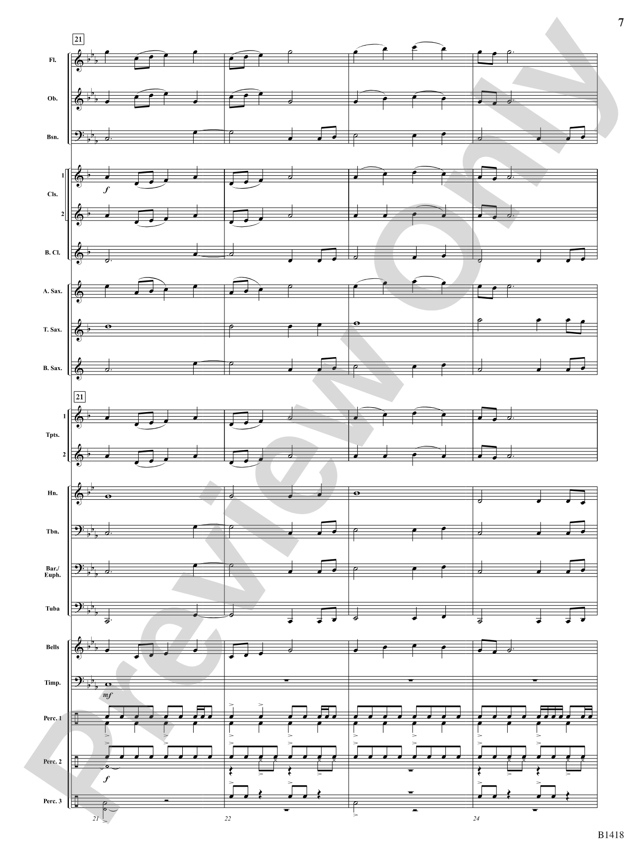 Along the Beaches of Normandy: Concert Band Conductor Score & Parts