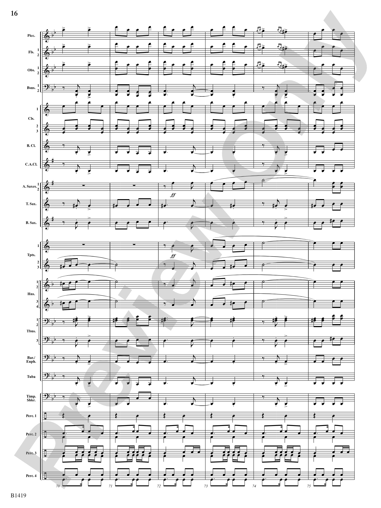 Arabian Dances: Concert Band Conductor Score & Parts