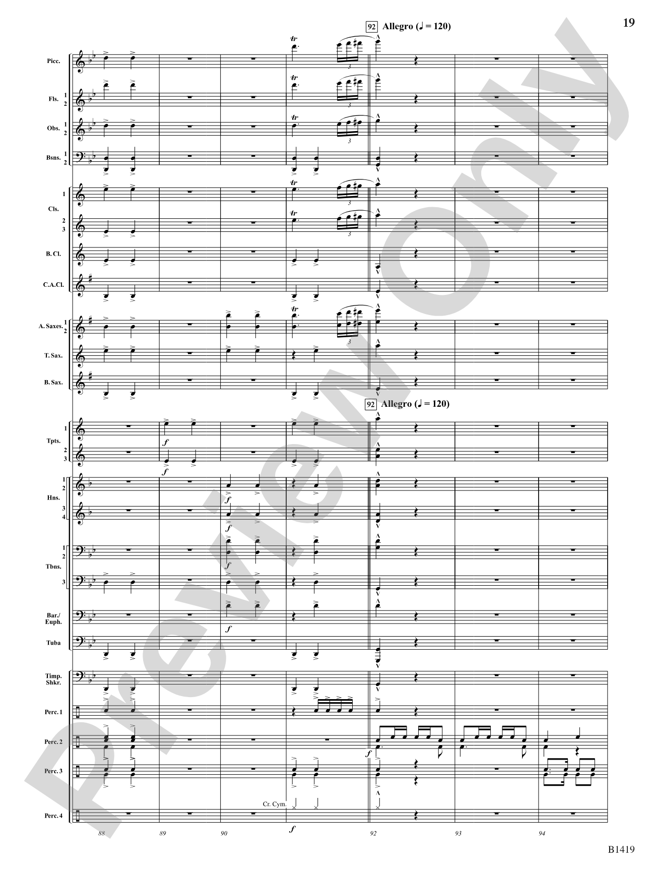 Arabian Dances: Concert Band Conductor Score & Parts