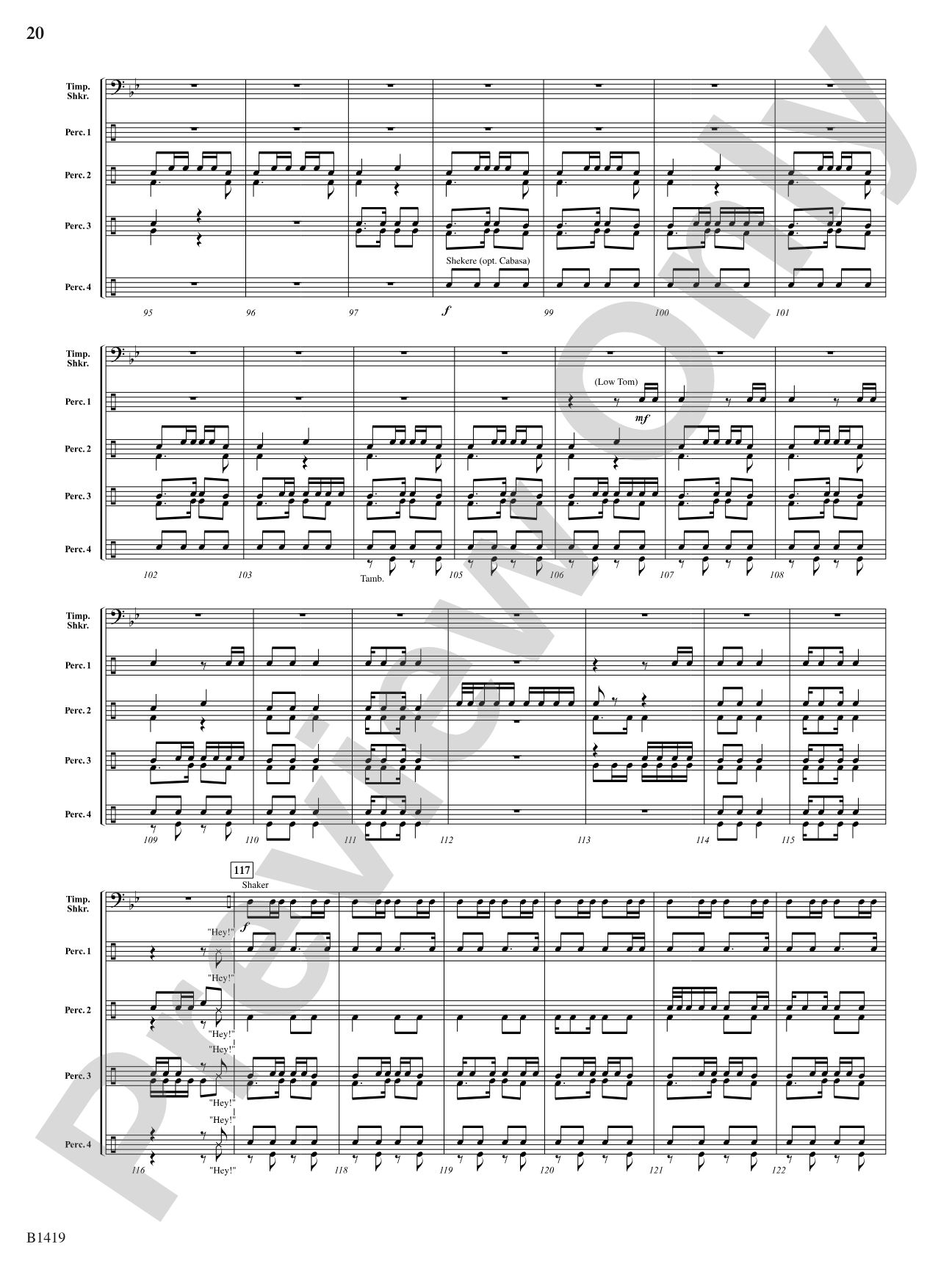 Arabian Dances: Concert Band Conductor Score & Parts