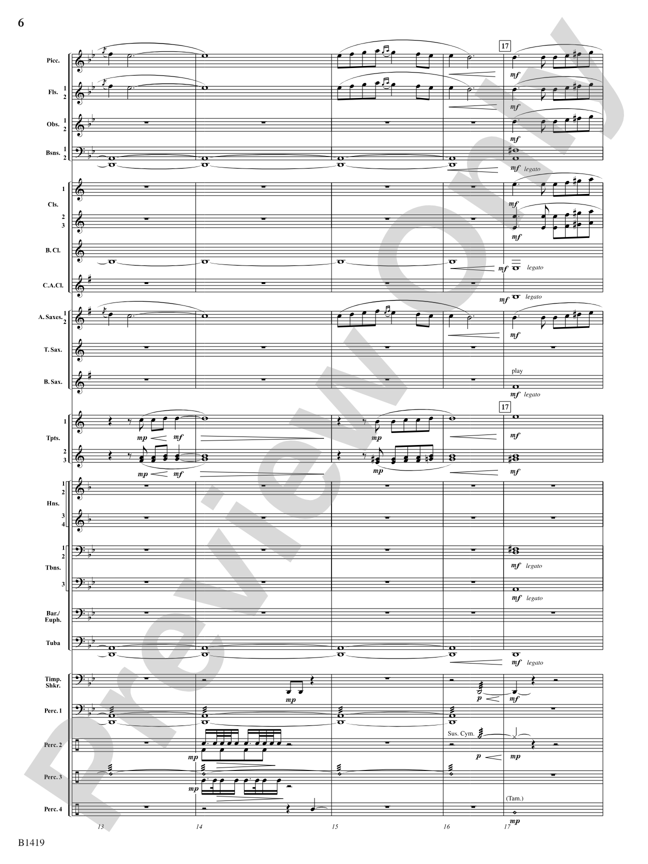 Arabian Dances: Concert Band Conductor Score & Parts