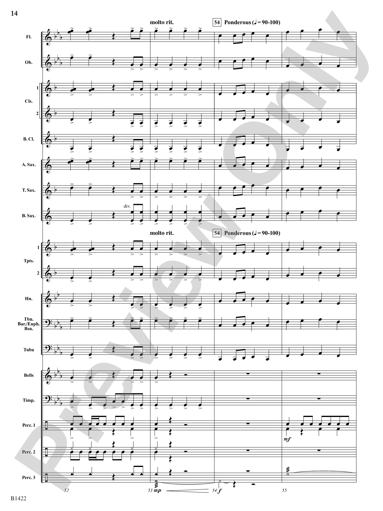 Terracotta: Concert Band Conductor Score & Parts