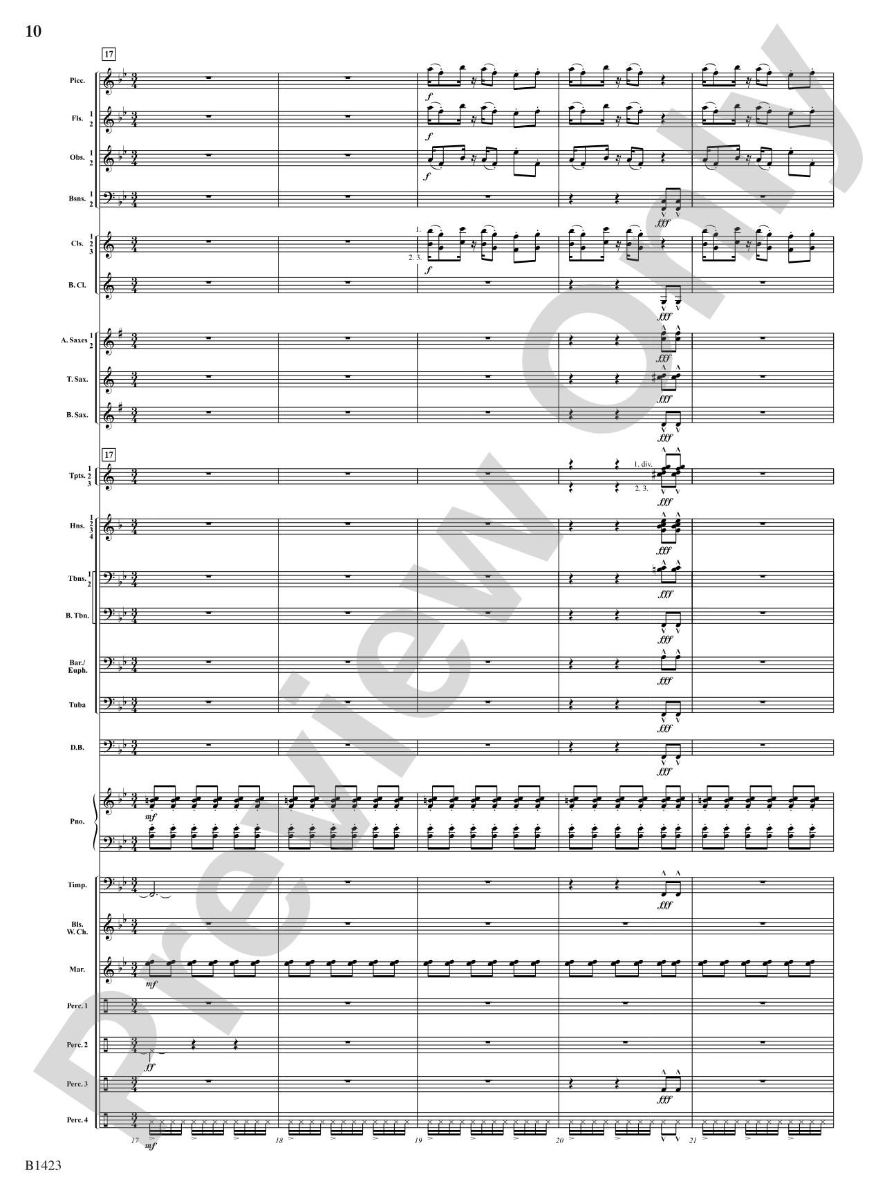 Dakota Fanfare: Concert Band Conductor Score & Parts