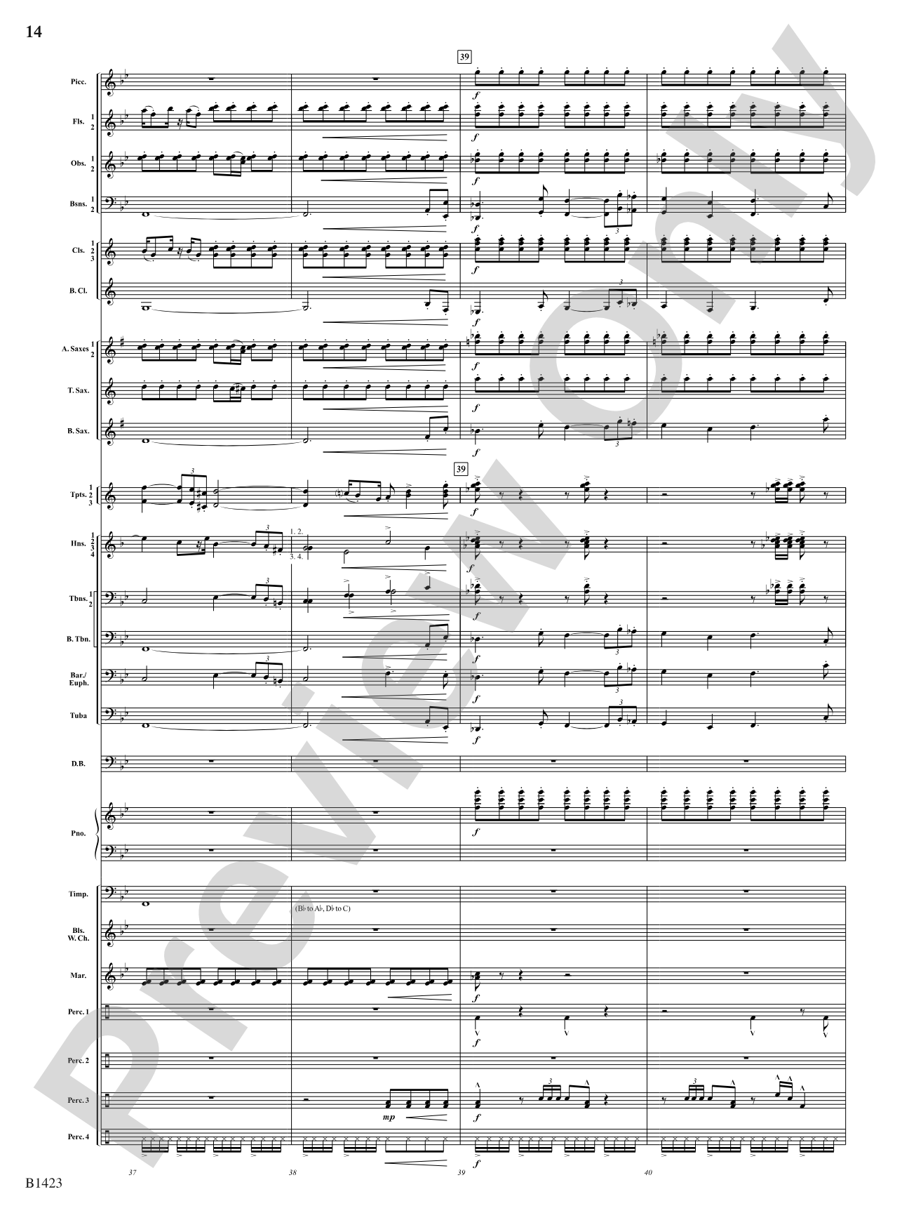 Dakota Fanfare: Concert Band Conductor Score & Parts