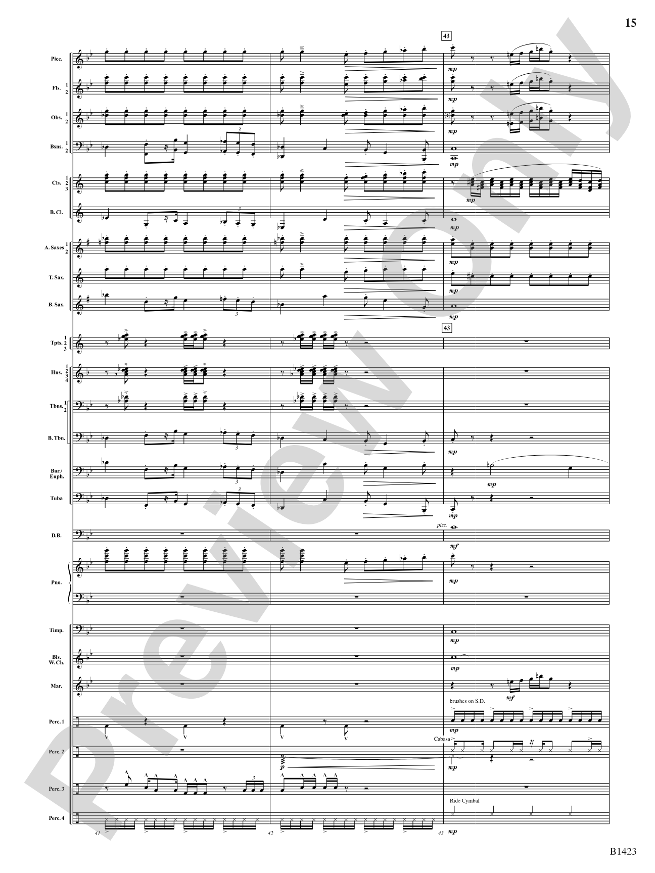 Dakota Fanfare: Concert Band Conductor Score & Parts
