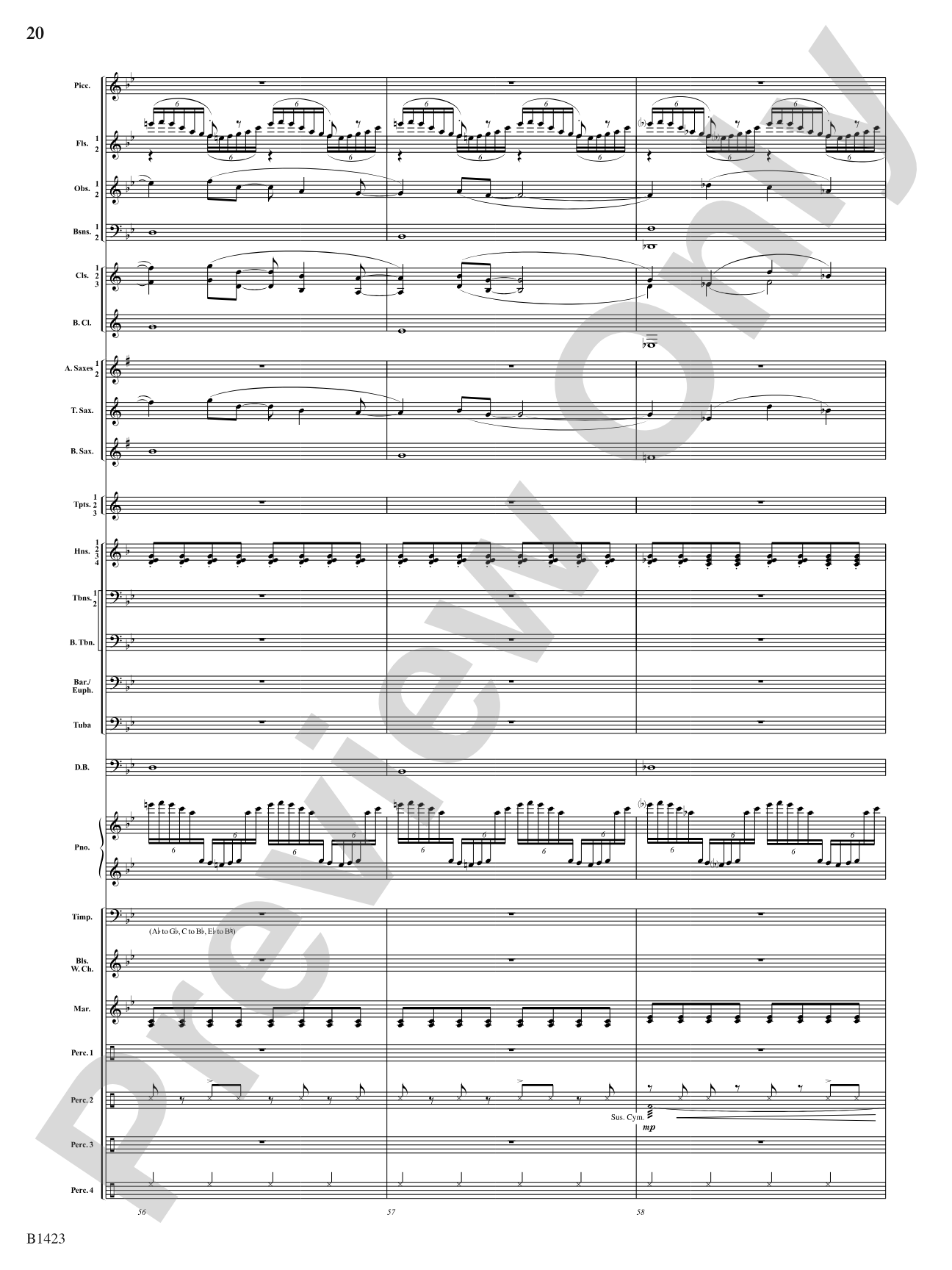 Dakota Fanfare: Concert Band Conductor Score & Parts
