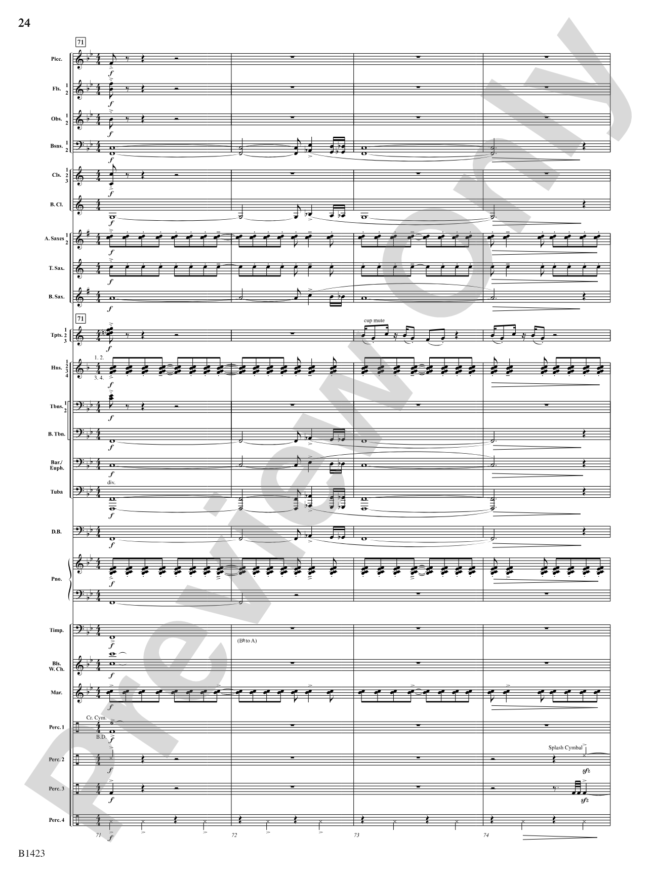 Dakota Fanfare: Concert Band Conductor Score & Parts