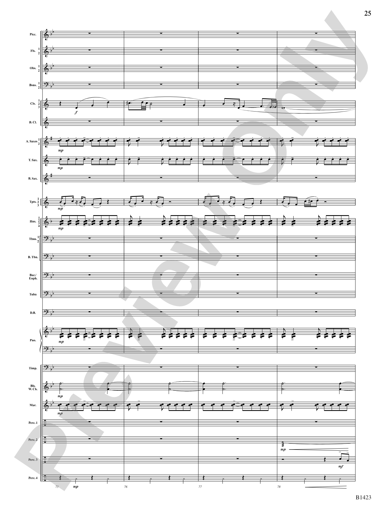 Dakota Fanfare: Concert Band Conductor Score & Parts