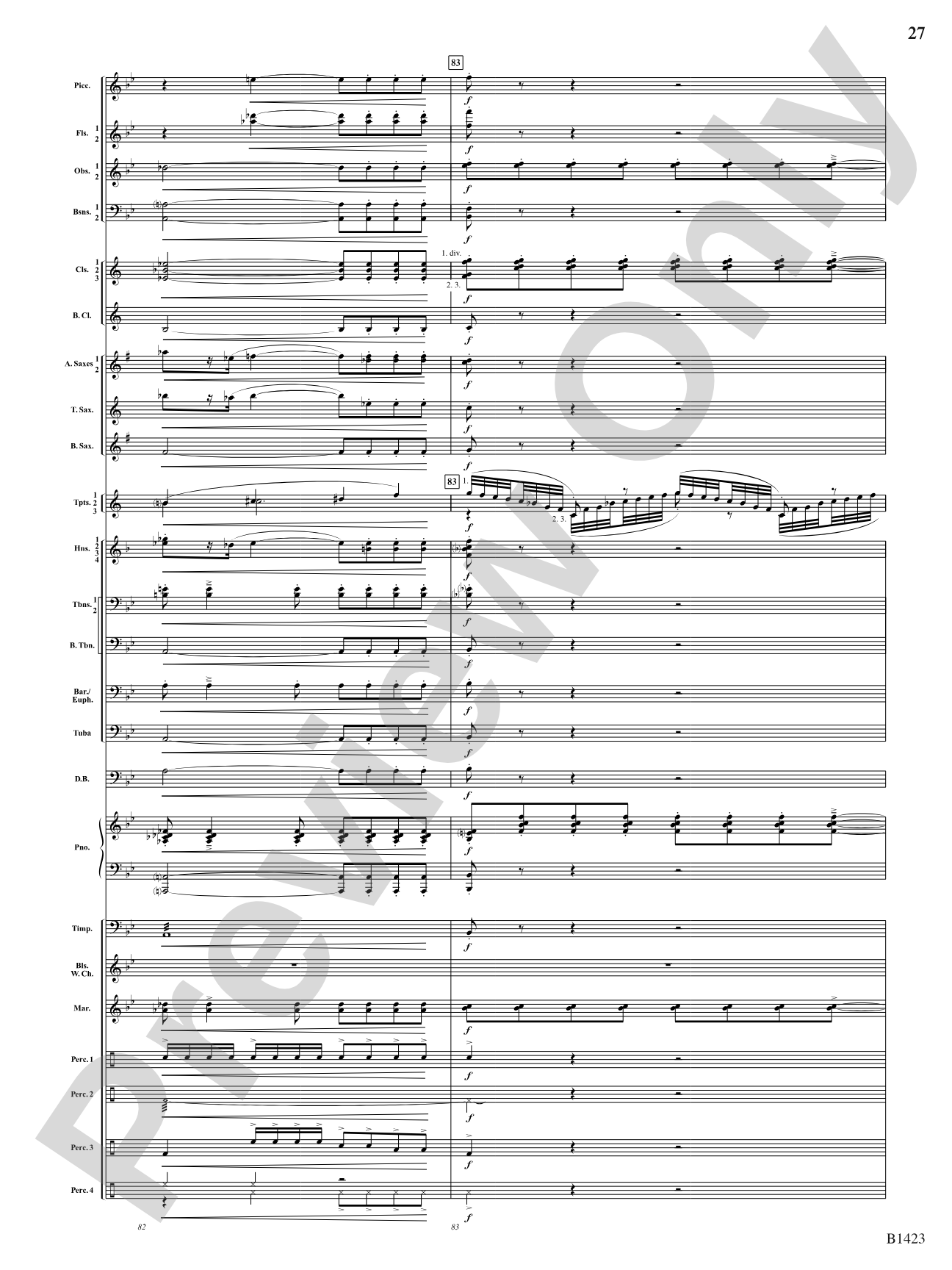 Dakota Fanfare: Concert Band Conductor Score & Parts