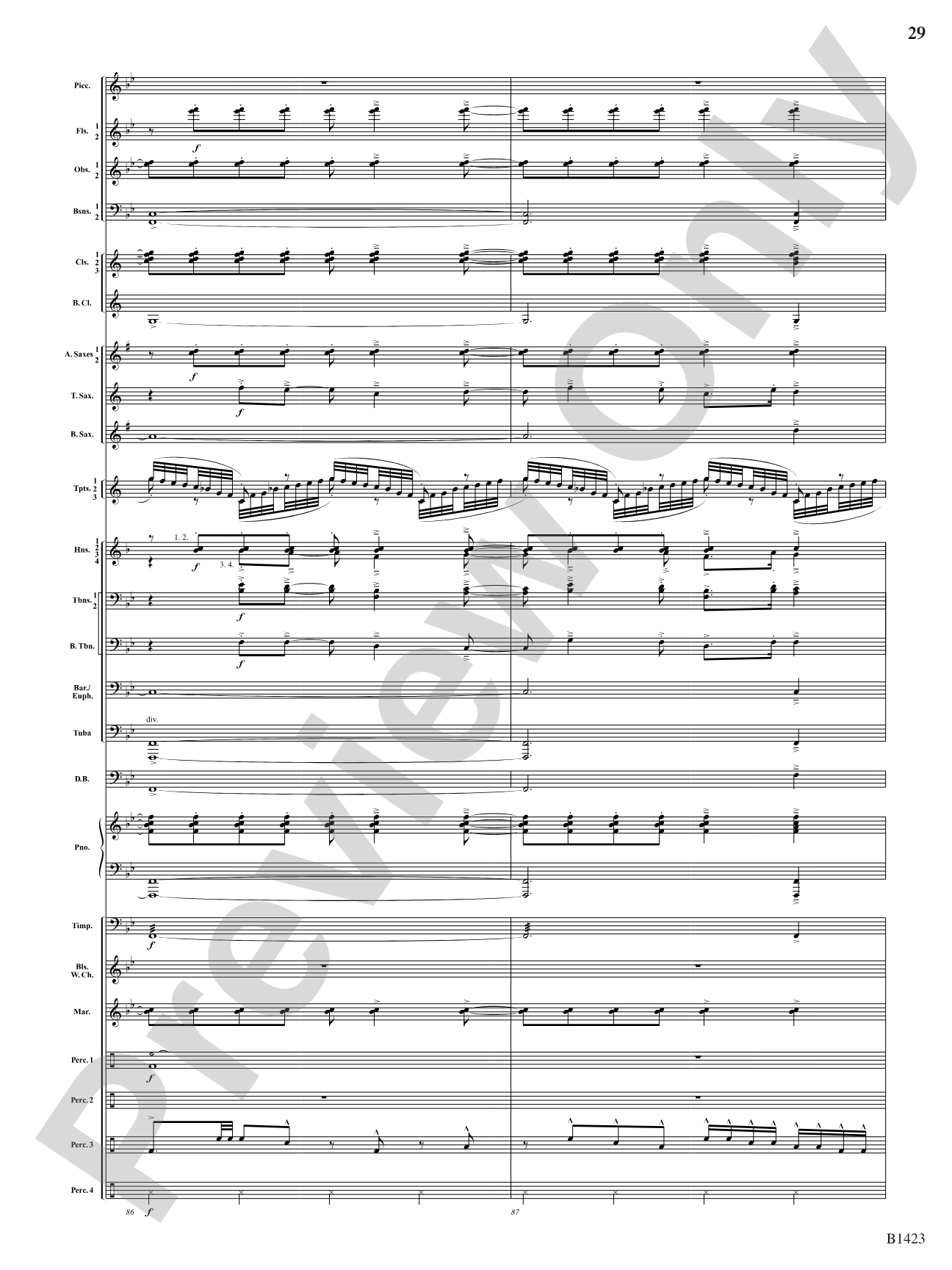 Dakota Fanfare: Concert Band Conductor Score & Parts