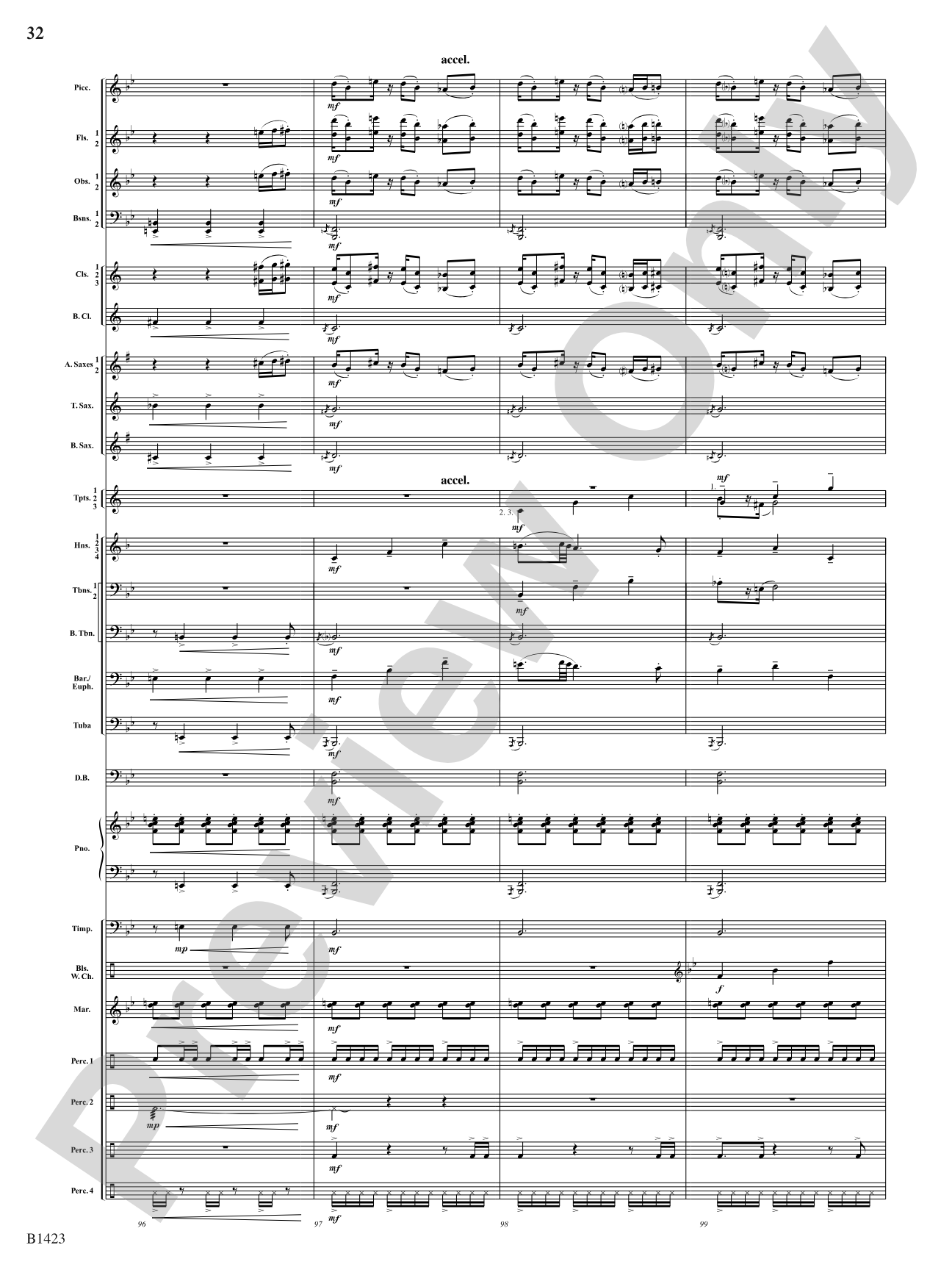 Dakota Fanfare: Concert Band Conductor Score & Parts