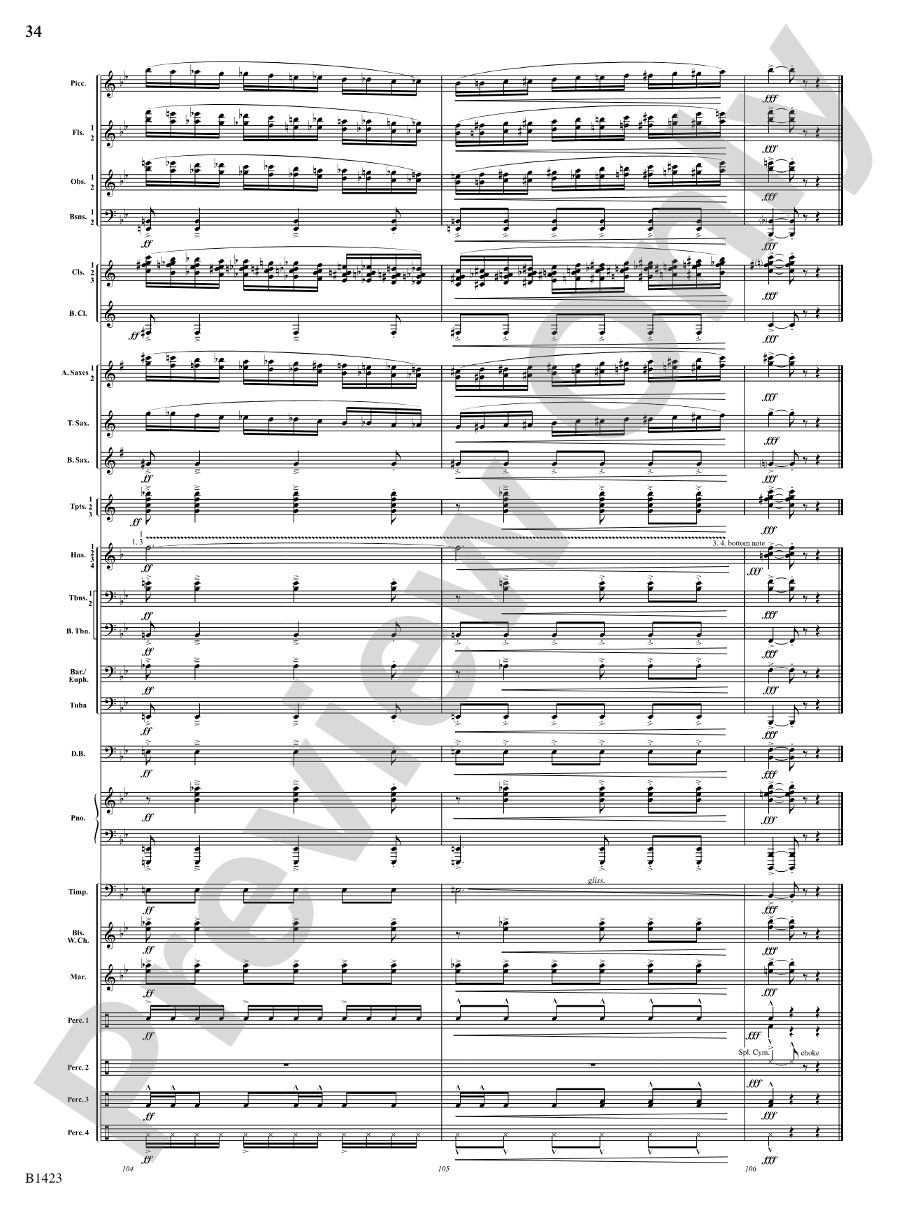 Dakota Fanfare: Concert Band Conductor Score & Parts