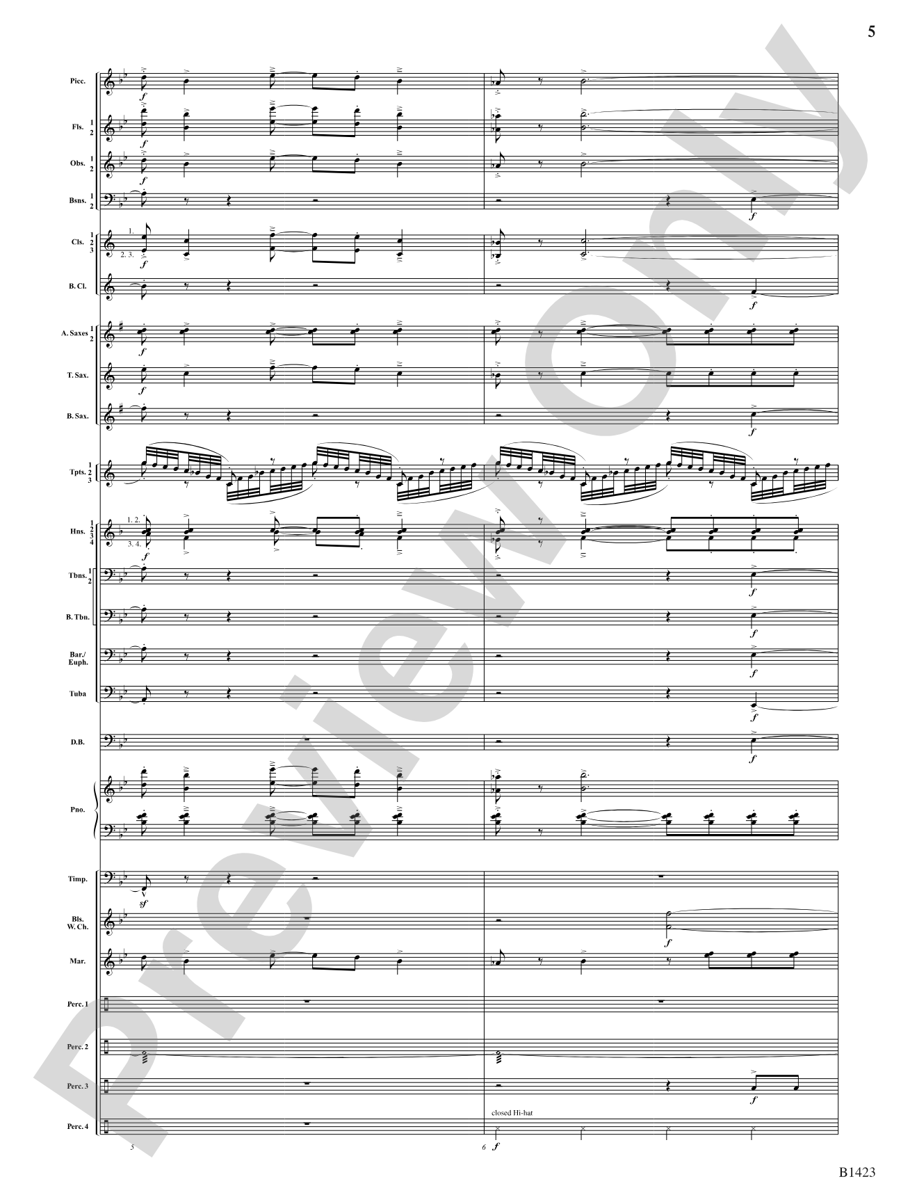 Dakota Fanfare: Concert Band Conductor Score & Parts