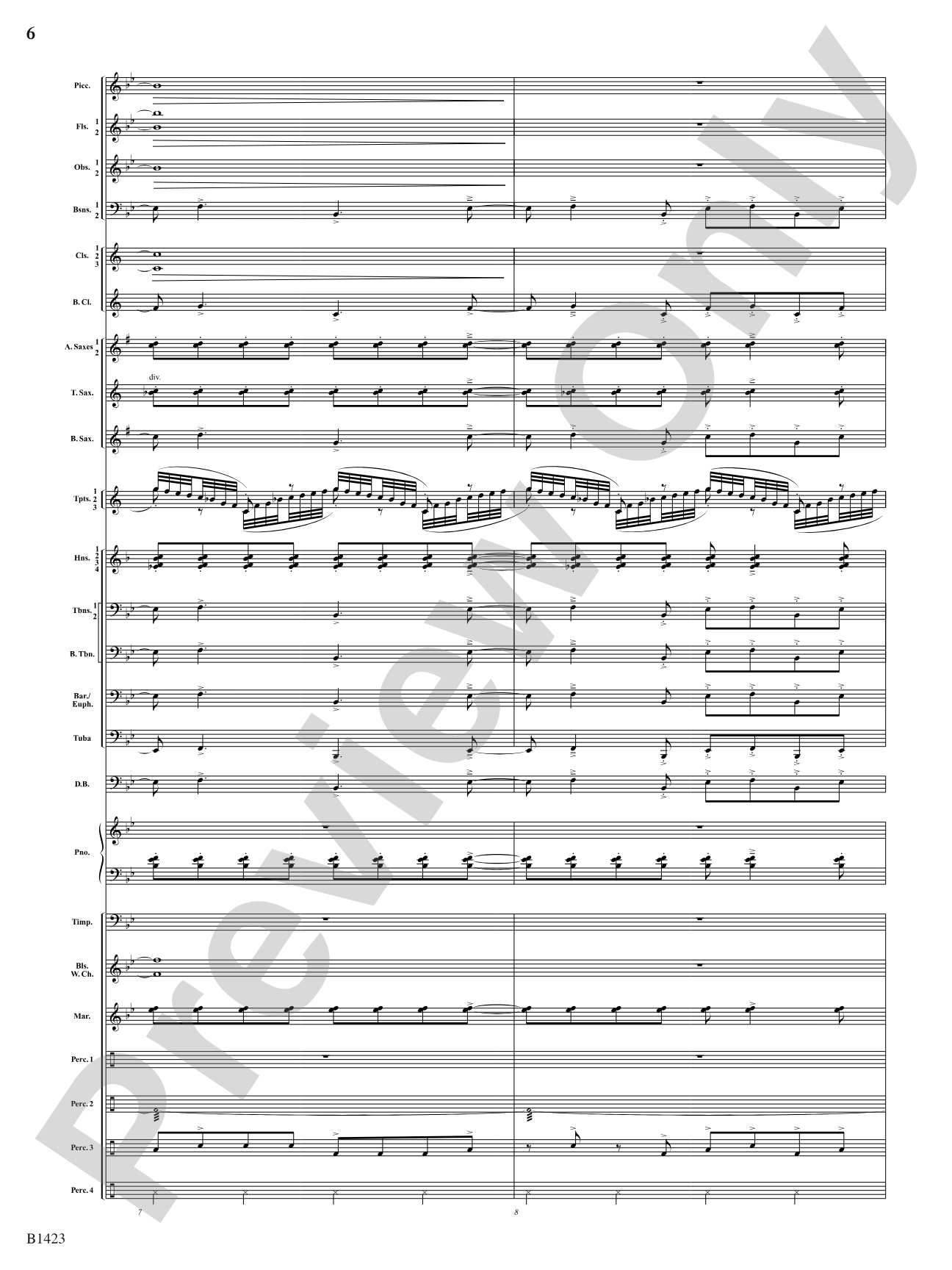 Dakota Fanfare: Concert Band Conductor Score & Parts