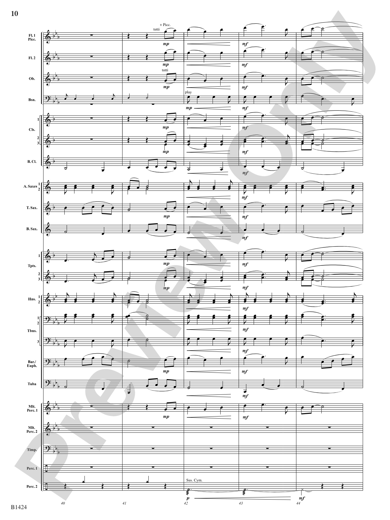 But Joy Comes...: Concert Band Conductor Score & Parts