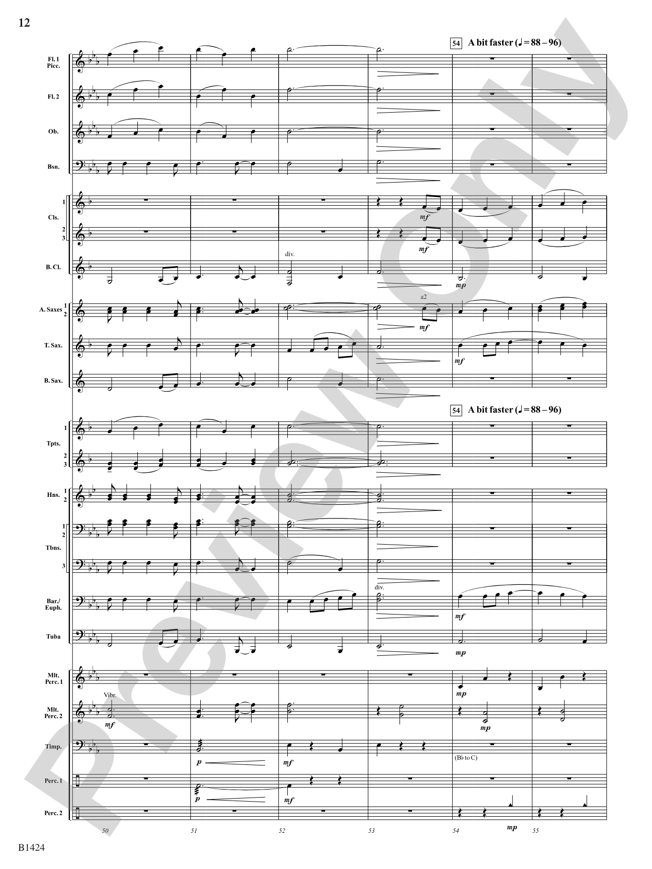 But Joy Comes...: Concert Band Conductor Score & Parts
