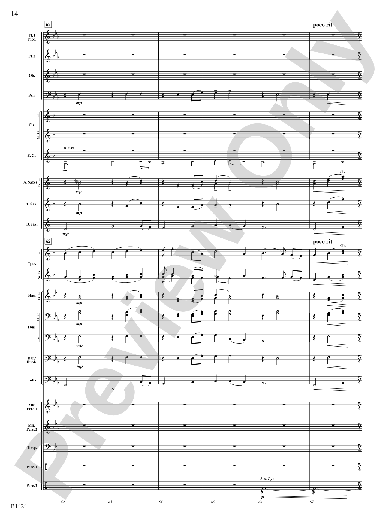 But Joy Comes...: Concert Band Conductor Score & Parts