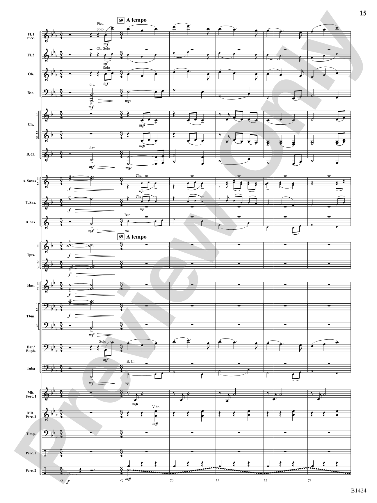 But Joy Comes...: Concert Band Conductor Score & Parts
