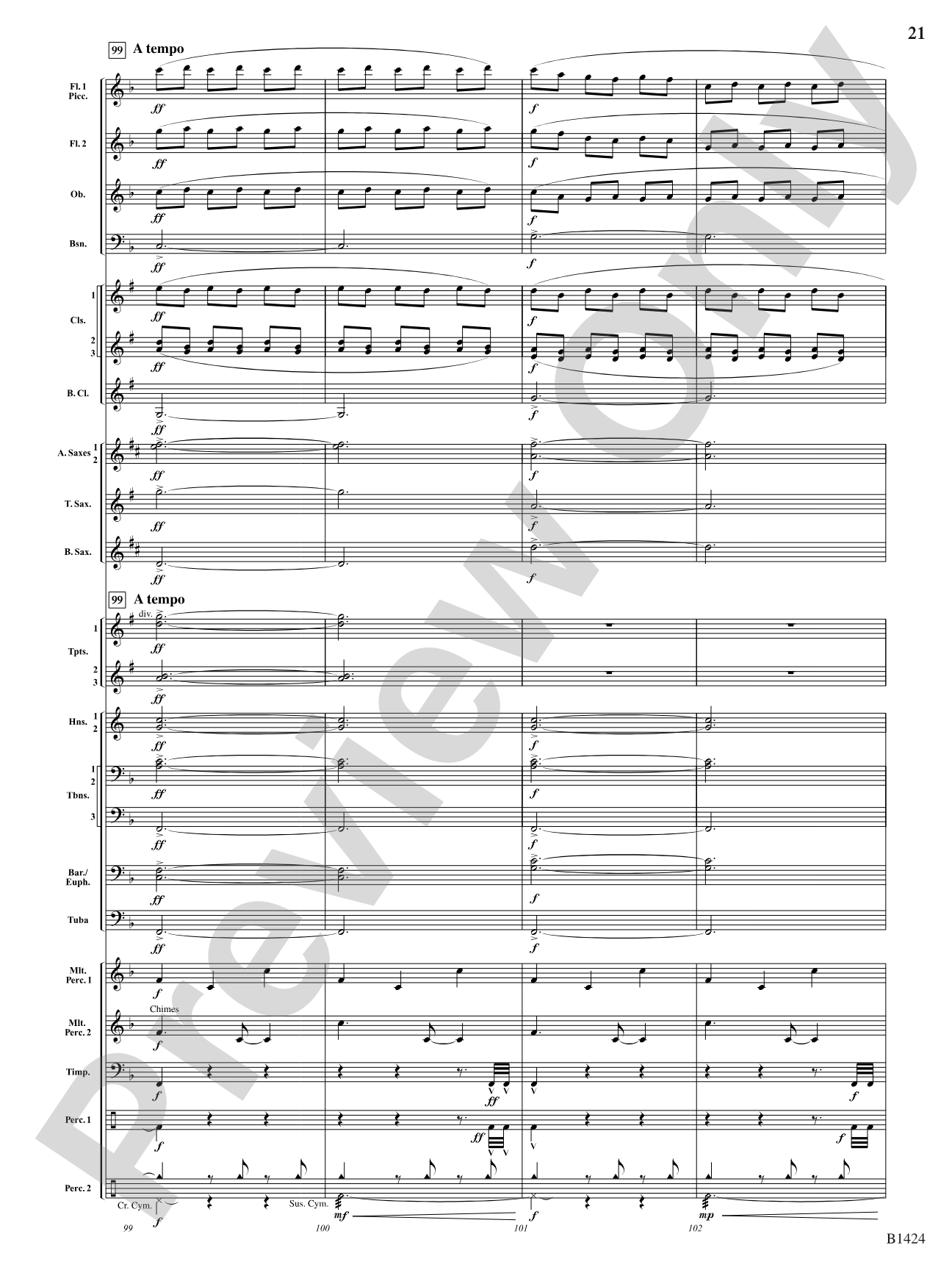 But Joy Comes...: Concert Band Conductor Score & Parts