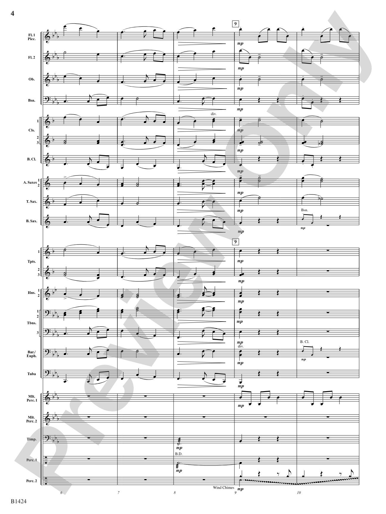 But Joy Comes...: Concert Band Conductor Score & Parts