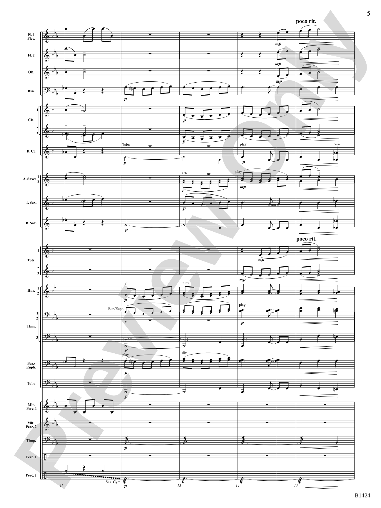 But Joy Comes...: Concert Band Conductor Score & Parts