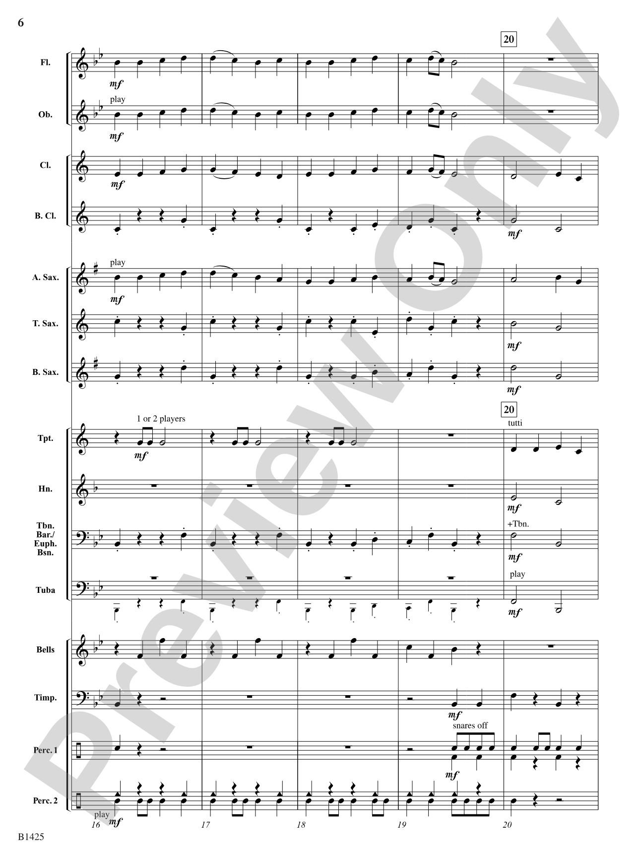 Fanfare on "Ode to Joy" from Symphony No. 9: Concert Band Conductor Score & Parts