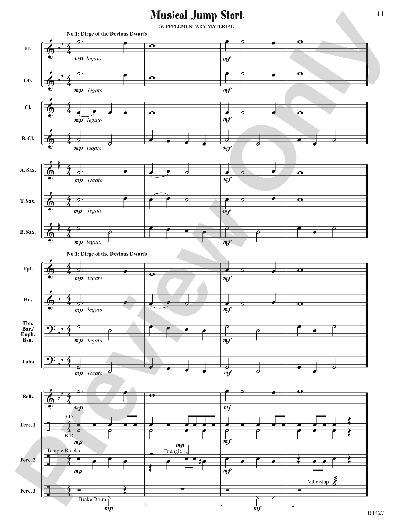 Attack of the Garden Gnomes: Concert Band Conductor Score & Parts