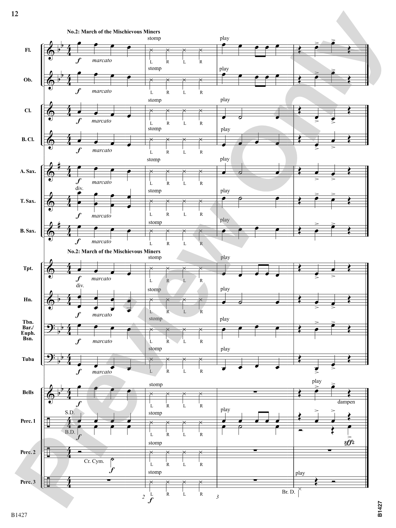 Attack of the Garden Gnomes: Concert Band Conductor Score & Parts