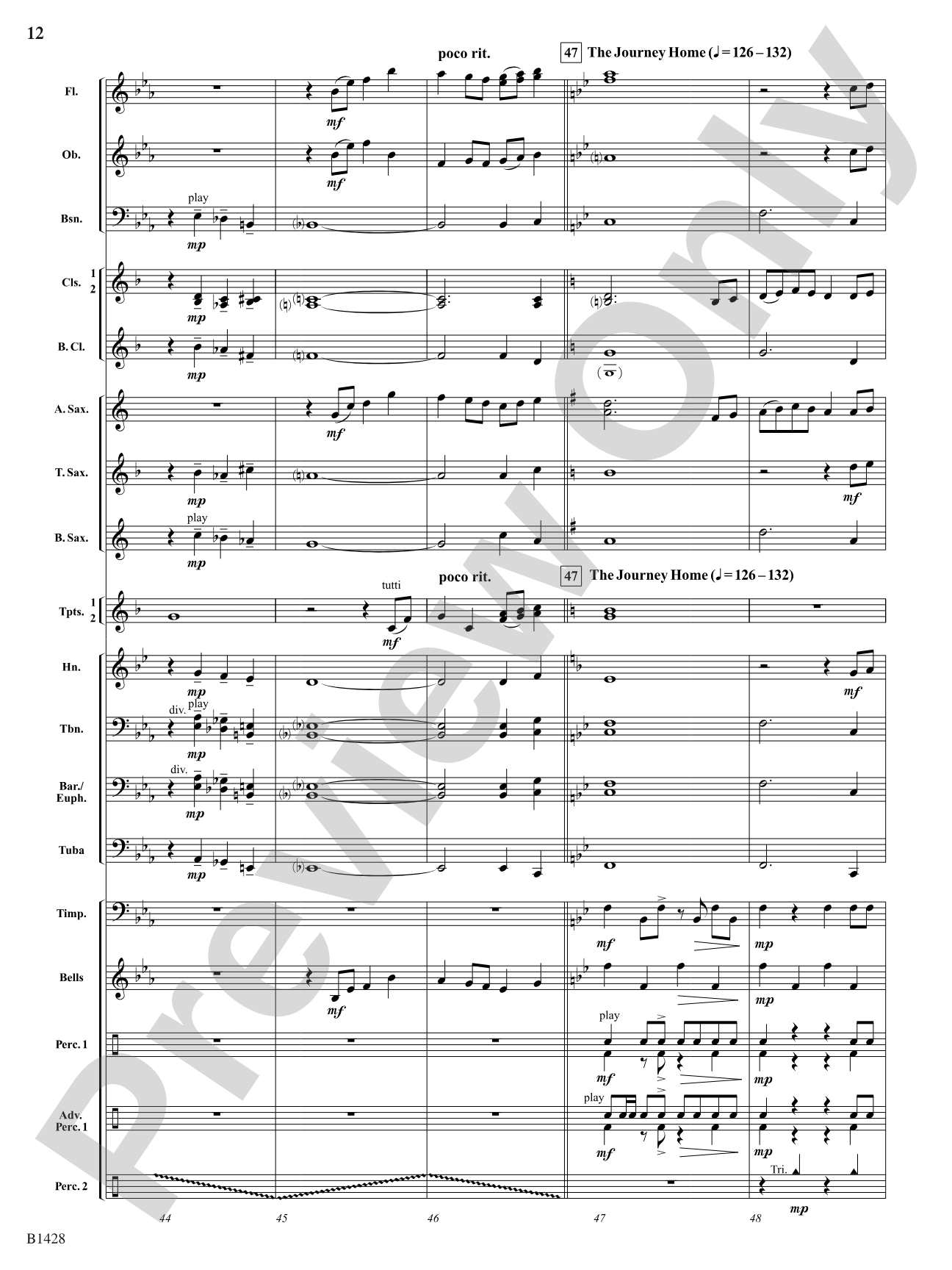 Corps of Discovery (The Great Voyage): Concert Band Conductor Score & Parts