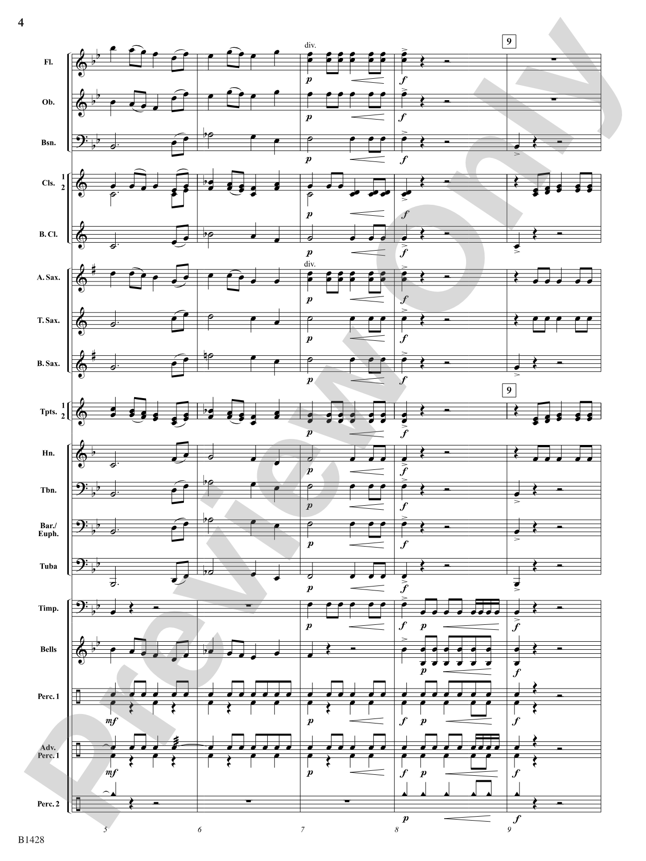 Corps of Discovery (The Great Voyage): Concert Band Conductor Score & Parts