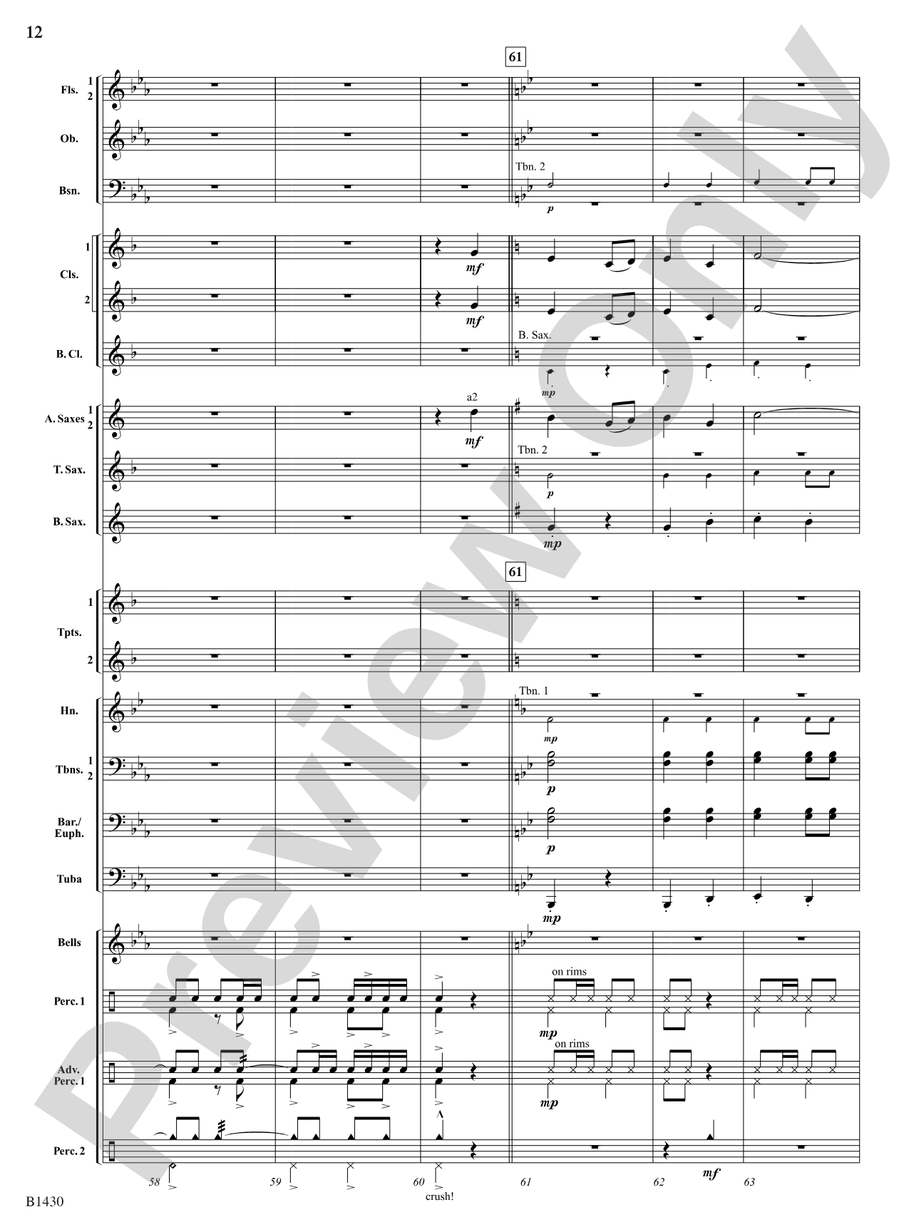 Spirit of Liberty: Concert Band Conductor Score & Parts