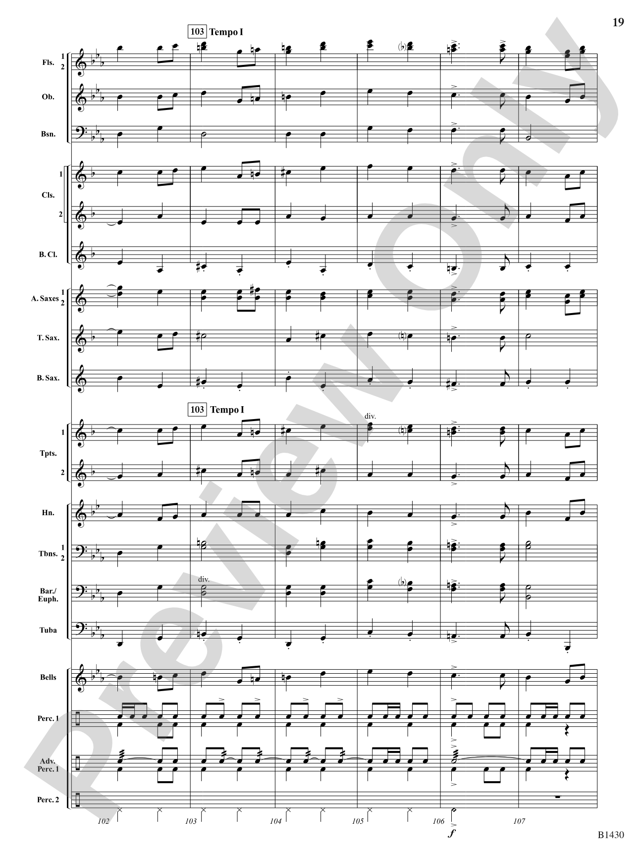 Spirit of Liberty: Concert Band Conductor Score & Parts