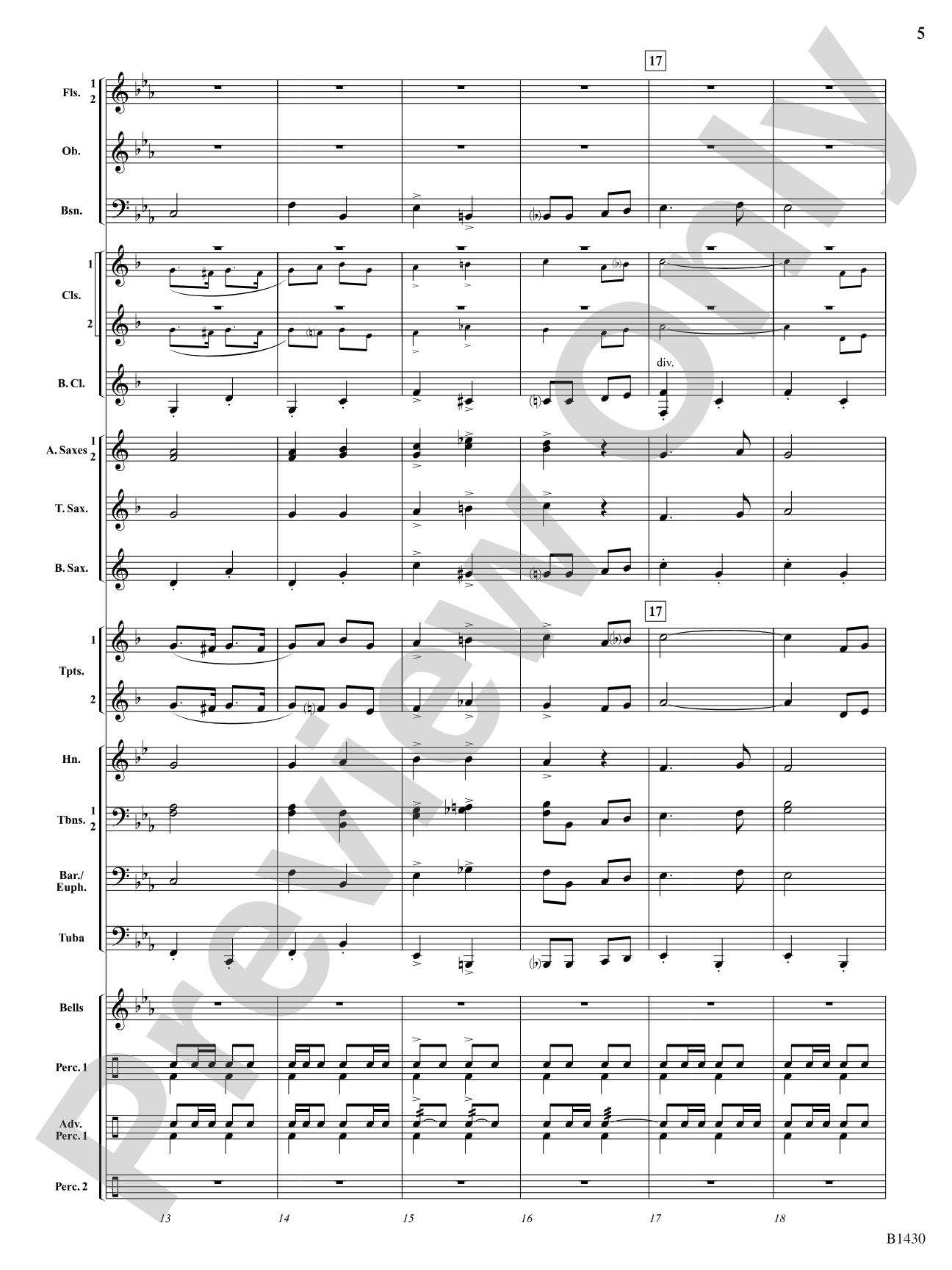 Spirit of Liberty: Concert Band Conductor Score & Parts