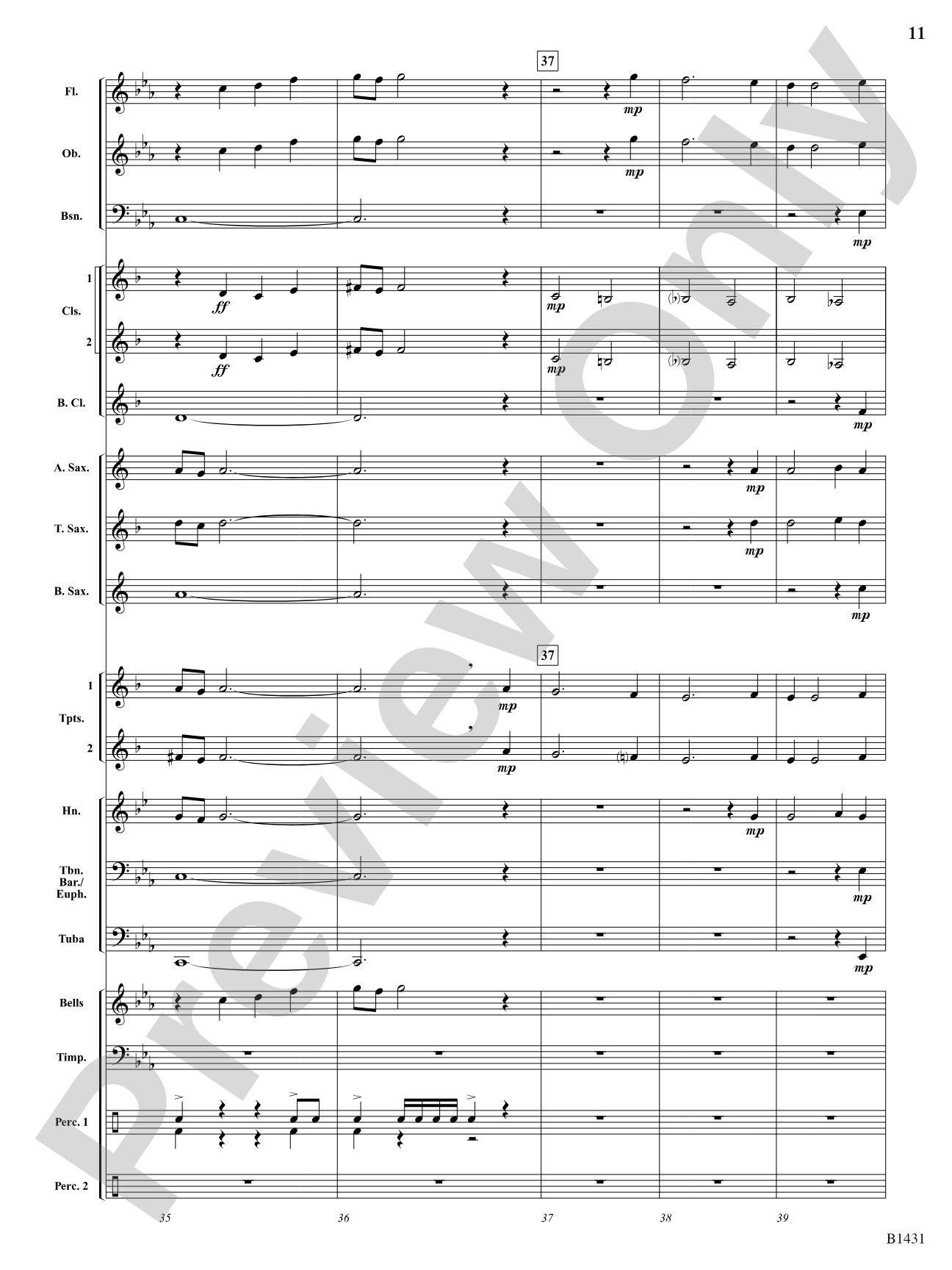 Fantasy on an Old English Melody: Concert Band Conductor Score & Parts