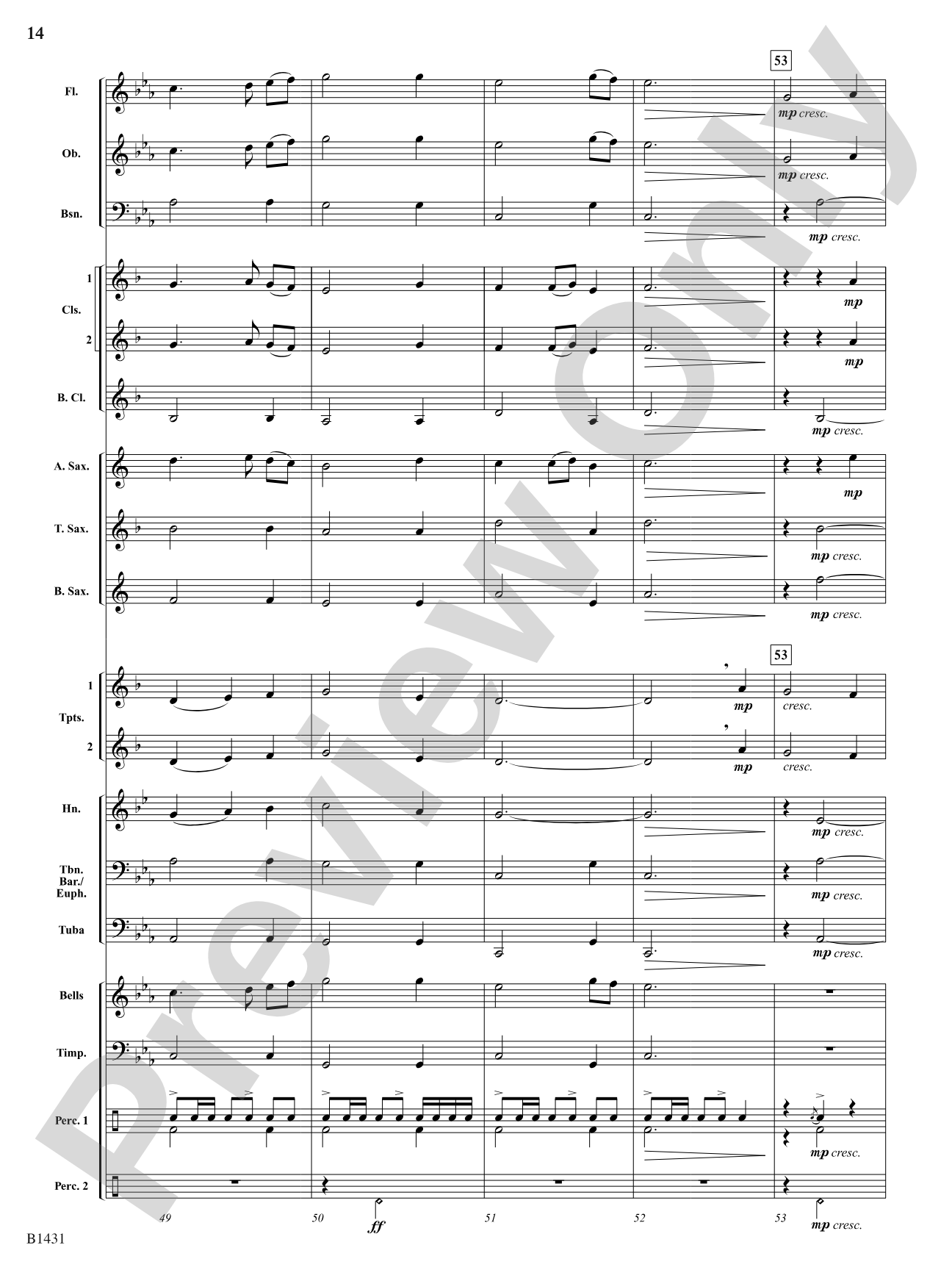 Fantasy on an Old English Melody: Concert Band Conductor Score & Parts
