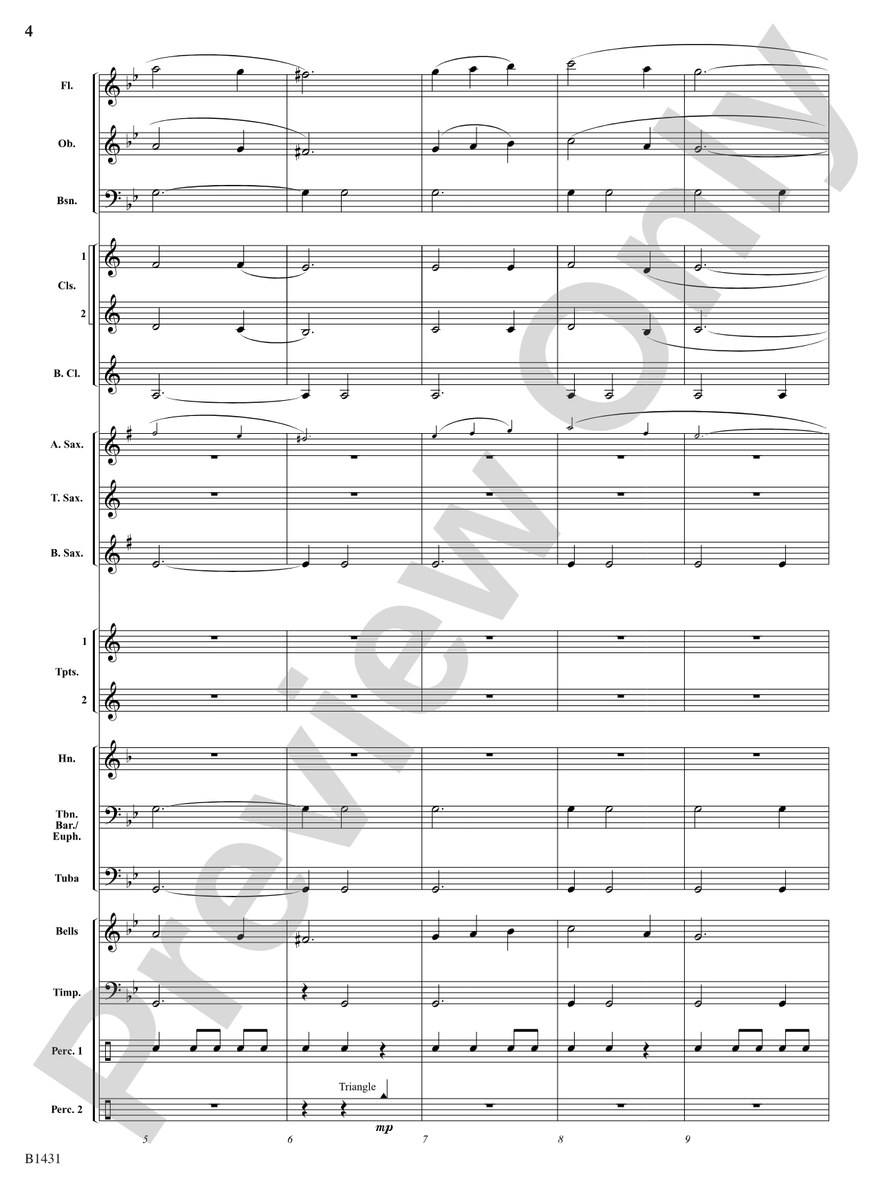 Fantasy on an Old English Melody: Concert Band Conductor Score & Parts