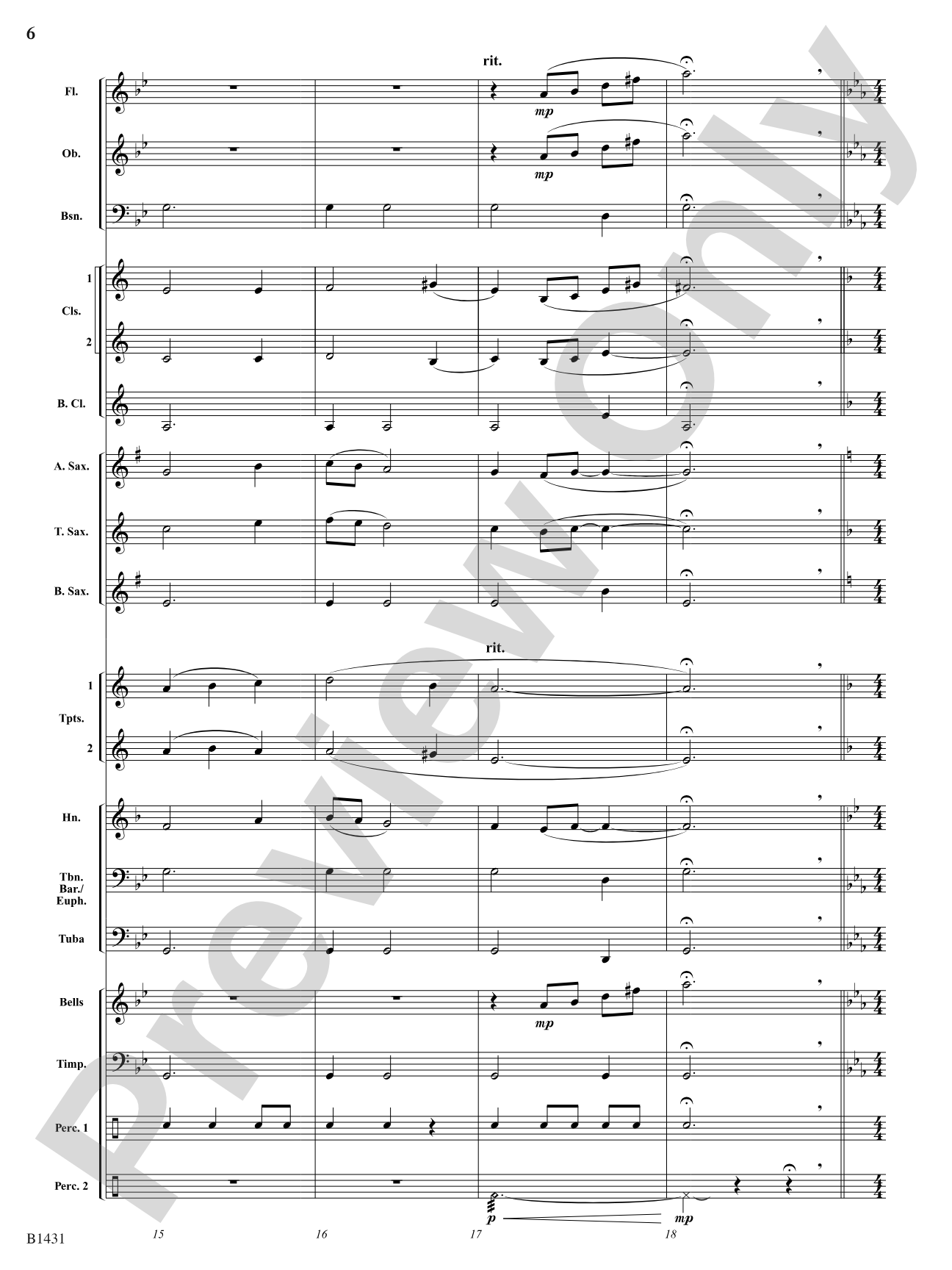 Fantasy on an Old English Melody: Concert Band Conductor Score & Parts