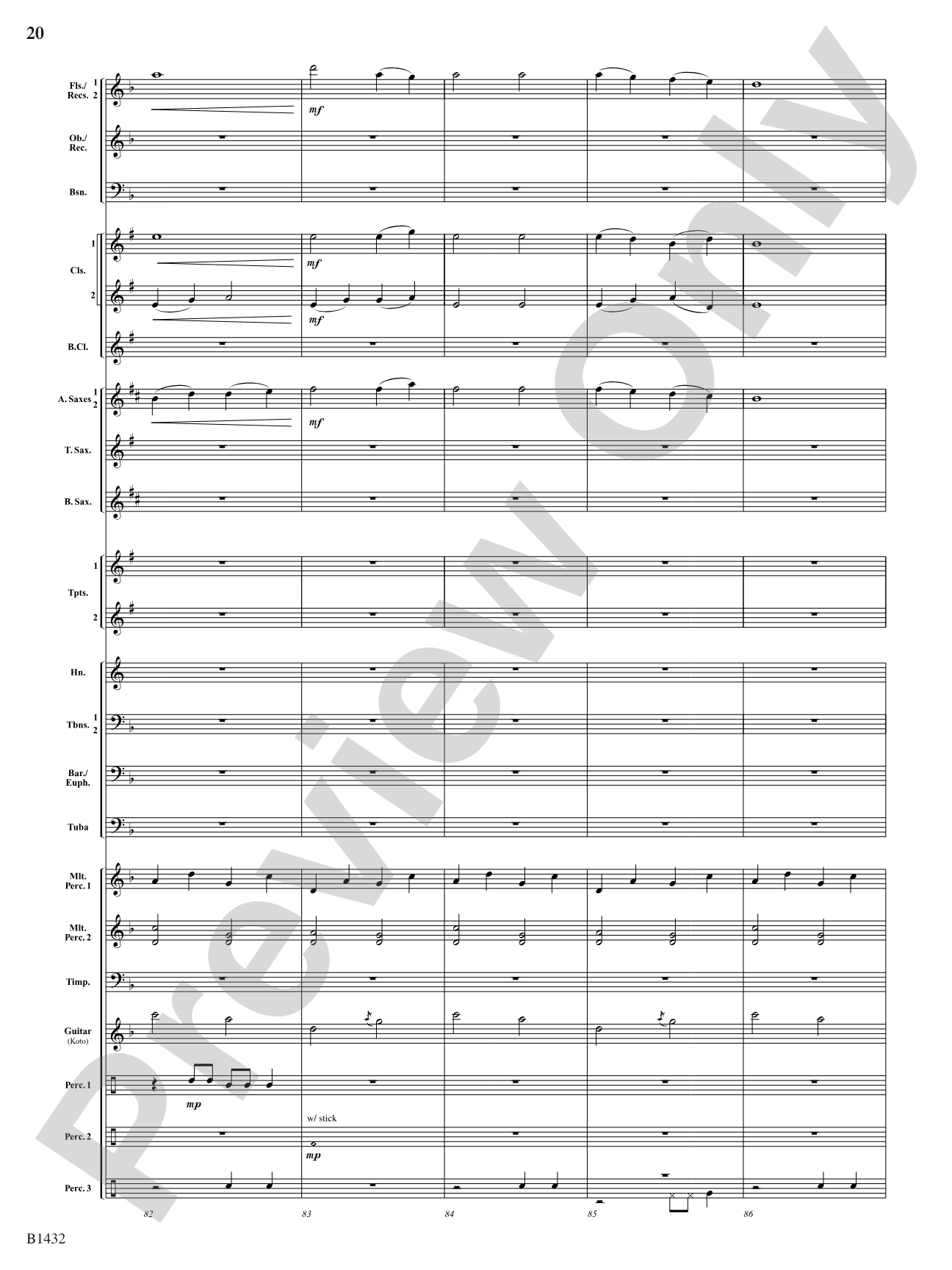 Kitsune: The Fox Spirits: Concert Band Conductor Score & Parts