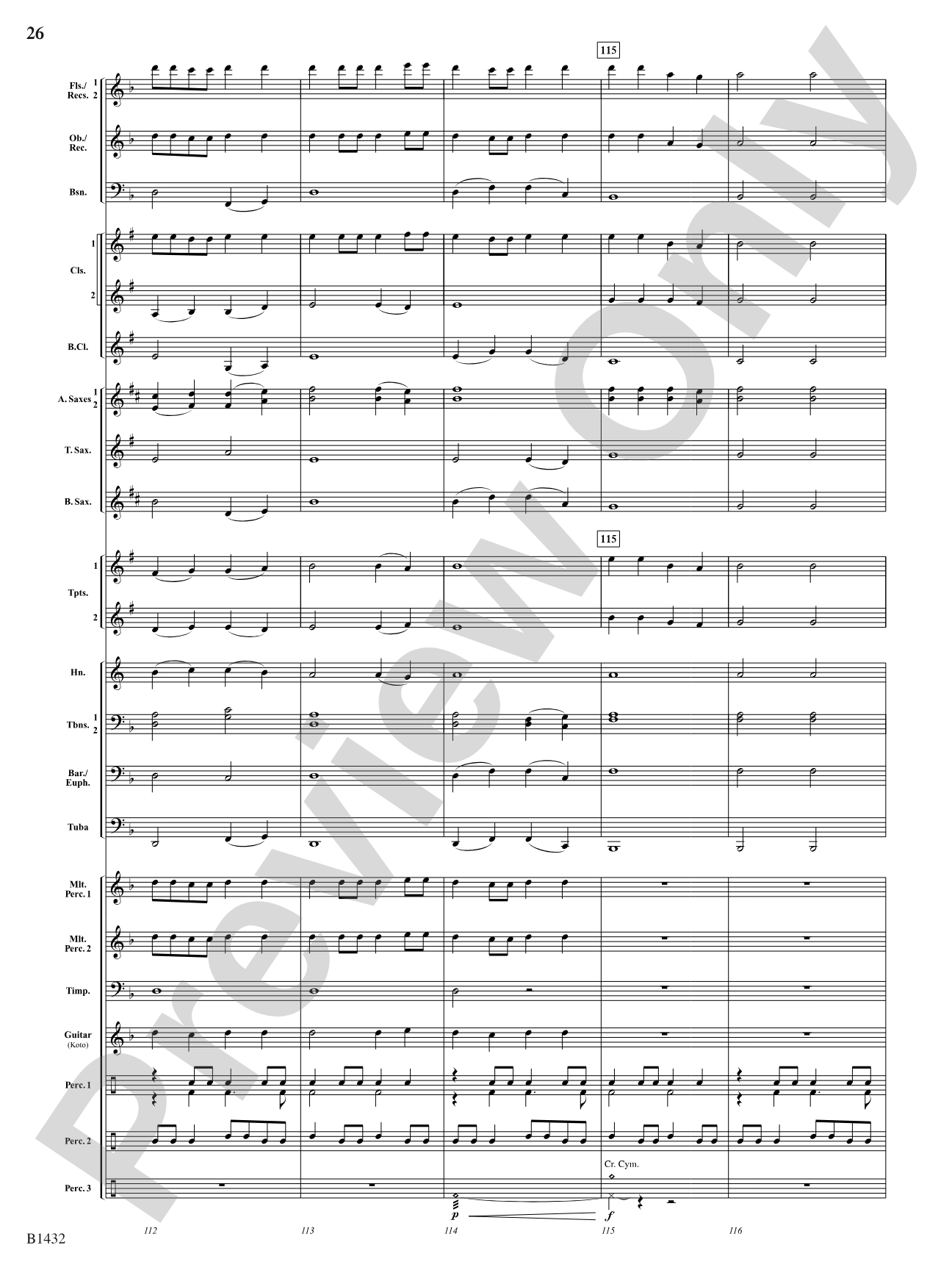 Kitsune: The Fox Spirits: Concert Band Conductor Score & Parts