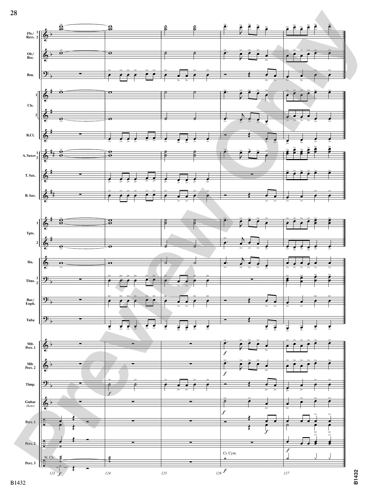 Kitsune: The Fox Spirits: Concert Band Conductor Score & Parts