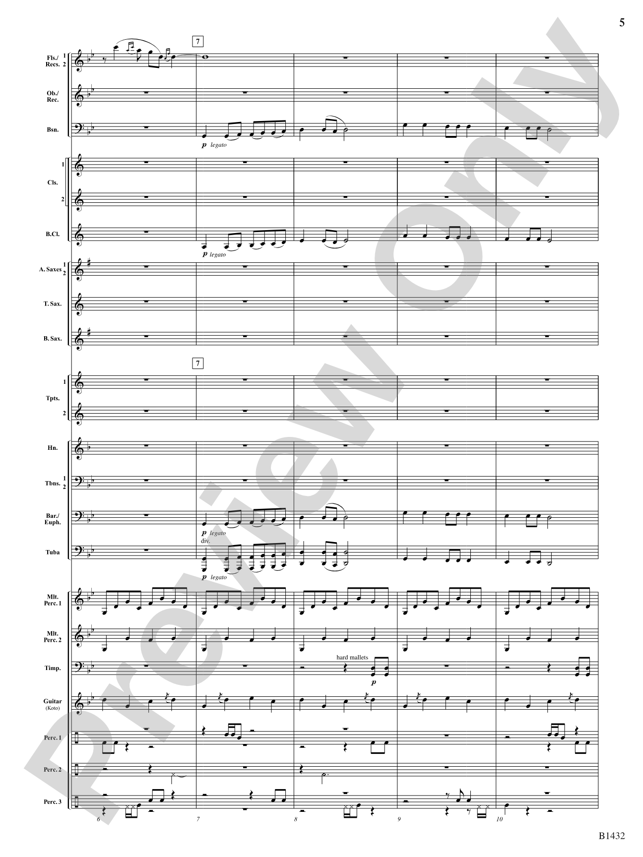 Kitsune: The Fox Spirits: Concert Band Conductor Score & Parts