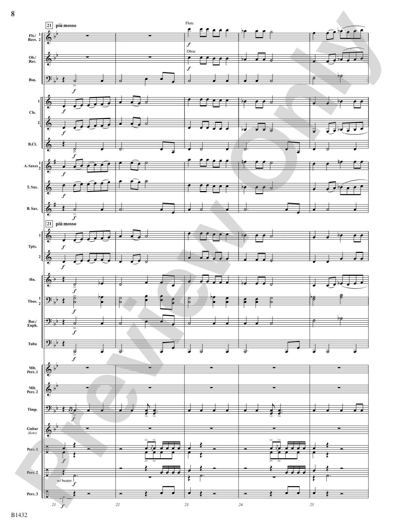 Kitsune: The Fox Spirits: Concert Band Conductor Score & Parts