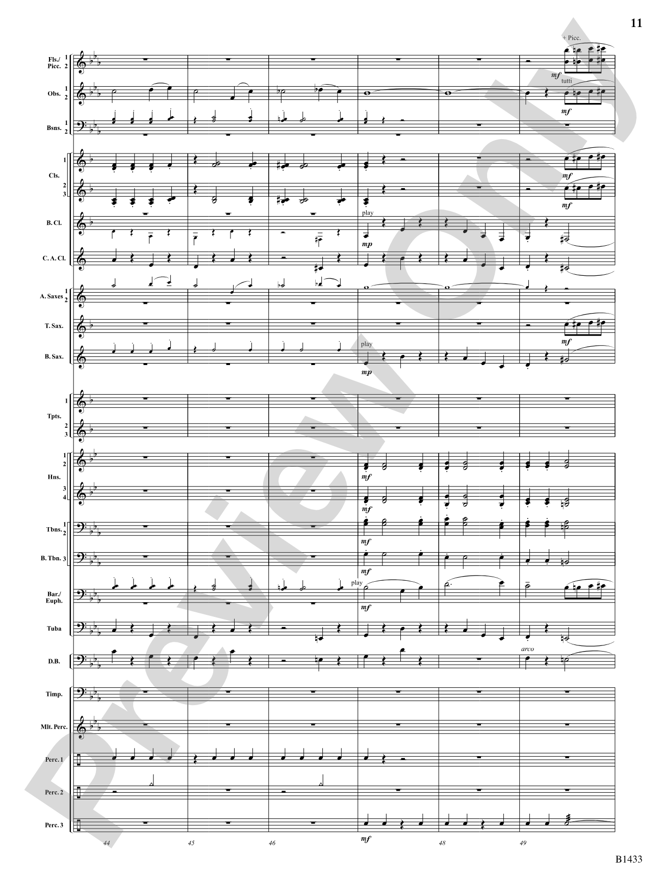 Declaration and Dance: Concert Band Conductor Score & Parts