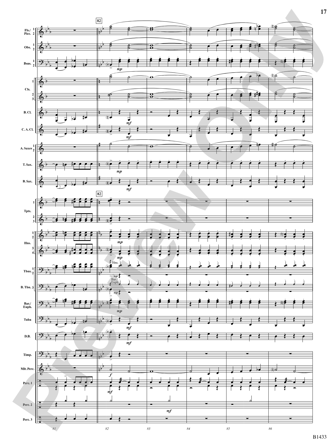 Declaration and Dance: Concert Band Conductor Score & Parts